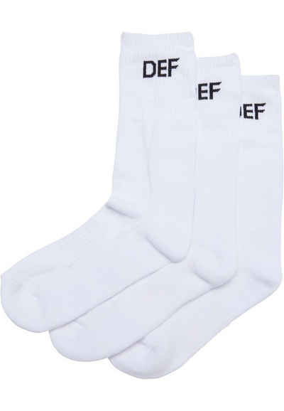 DEF Basicsocken DEF Damen DEF 3-Pack Socks Black (1-Paar)