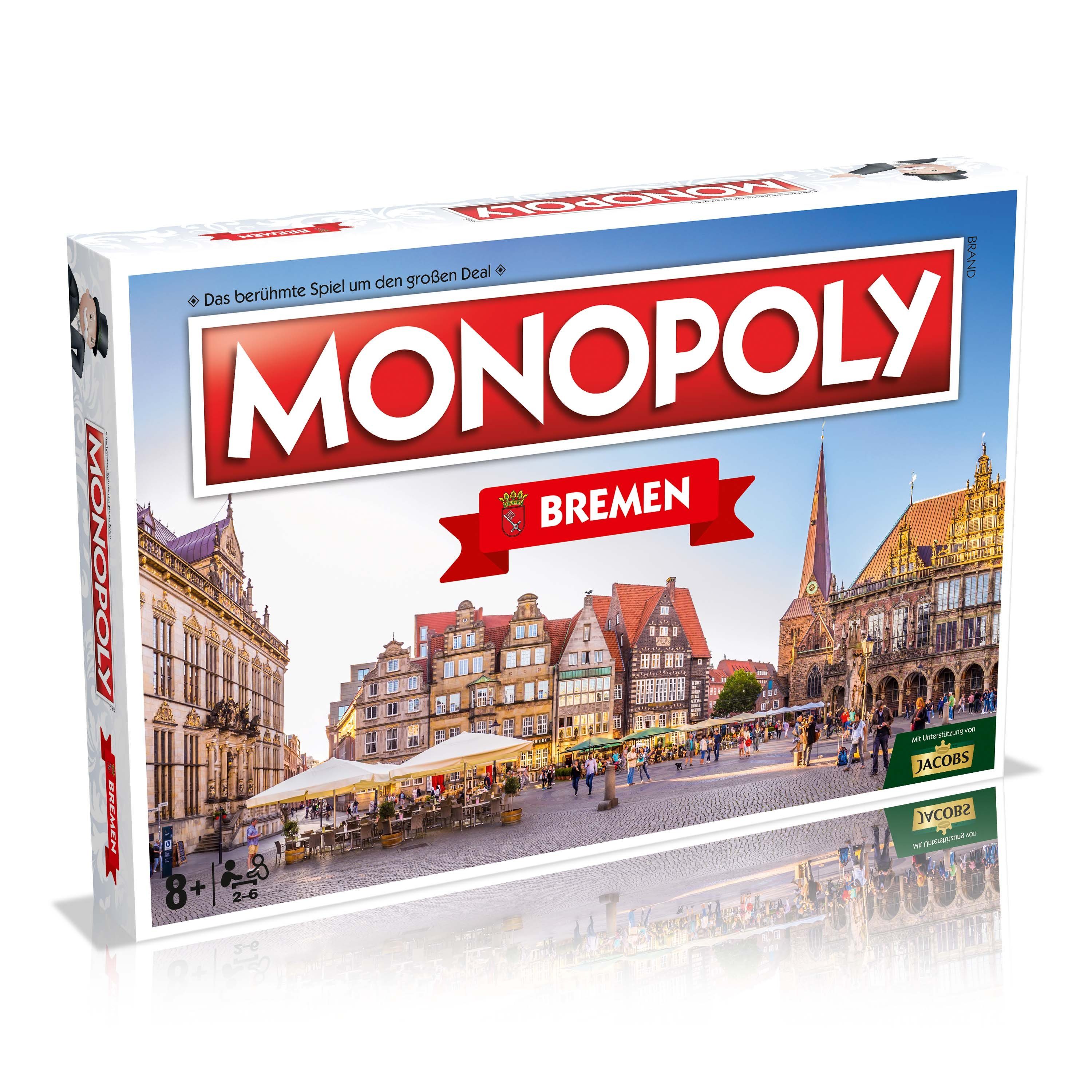 Winning Moves Spiel Monopoly - Bremen, Brettspiel