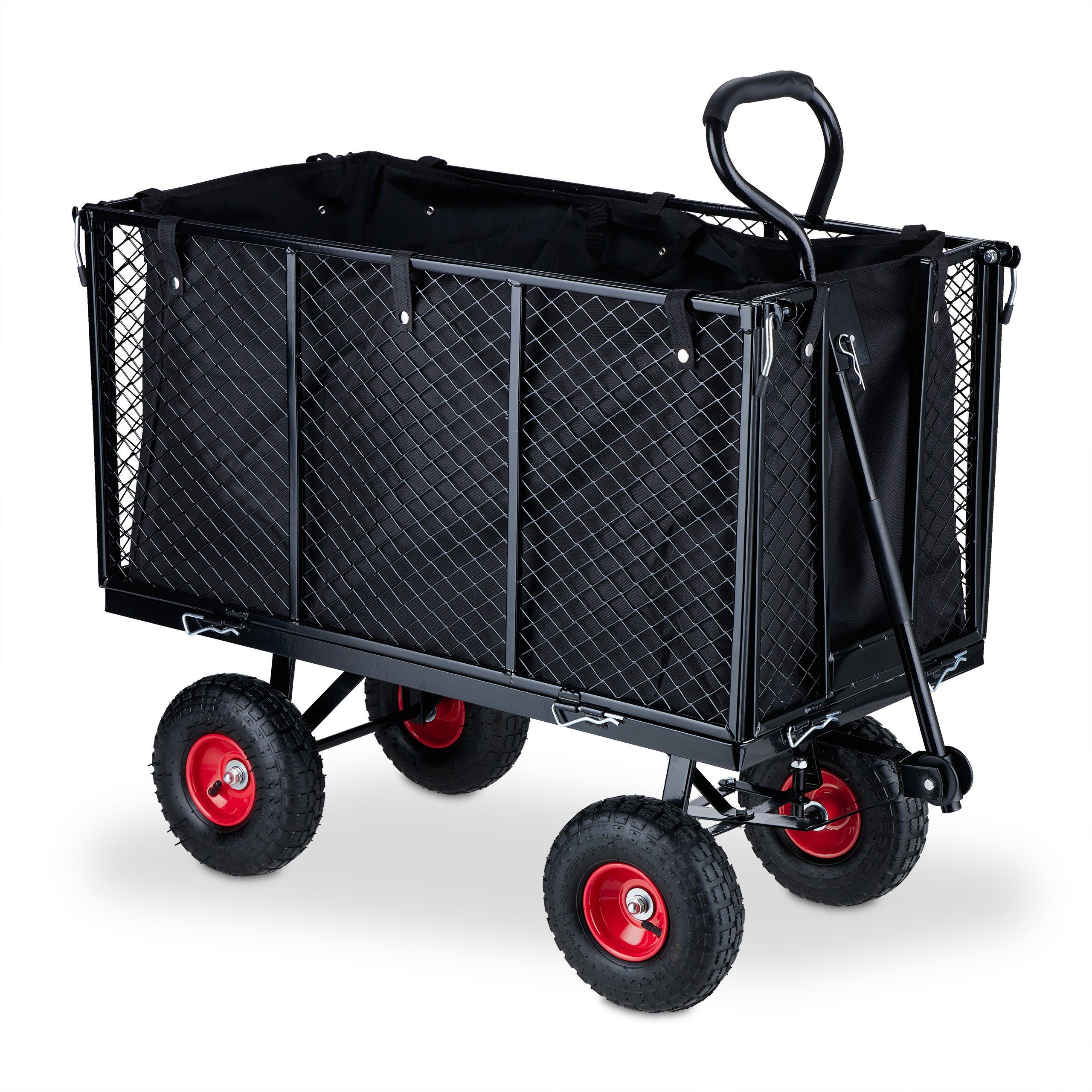 Bollerwagen Hoher Handwagen für den Garten