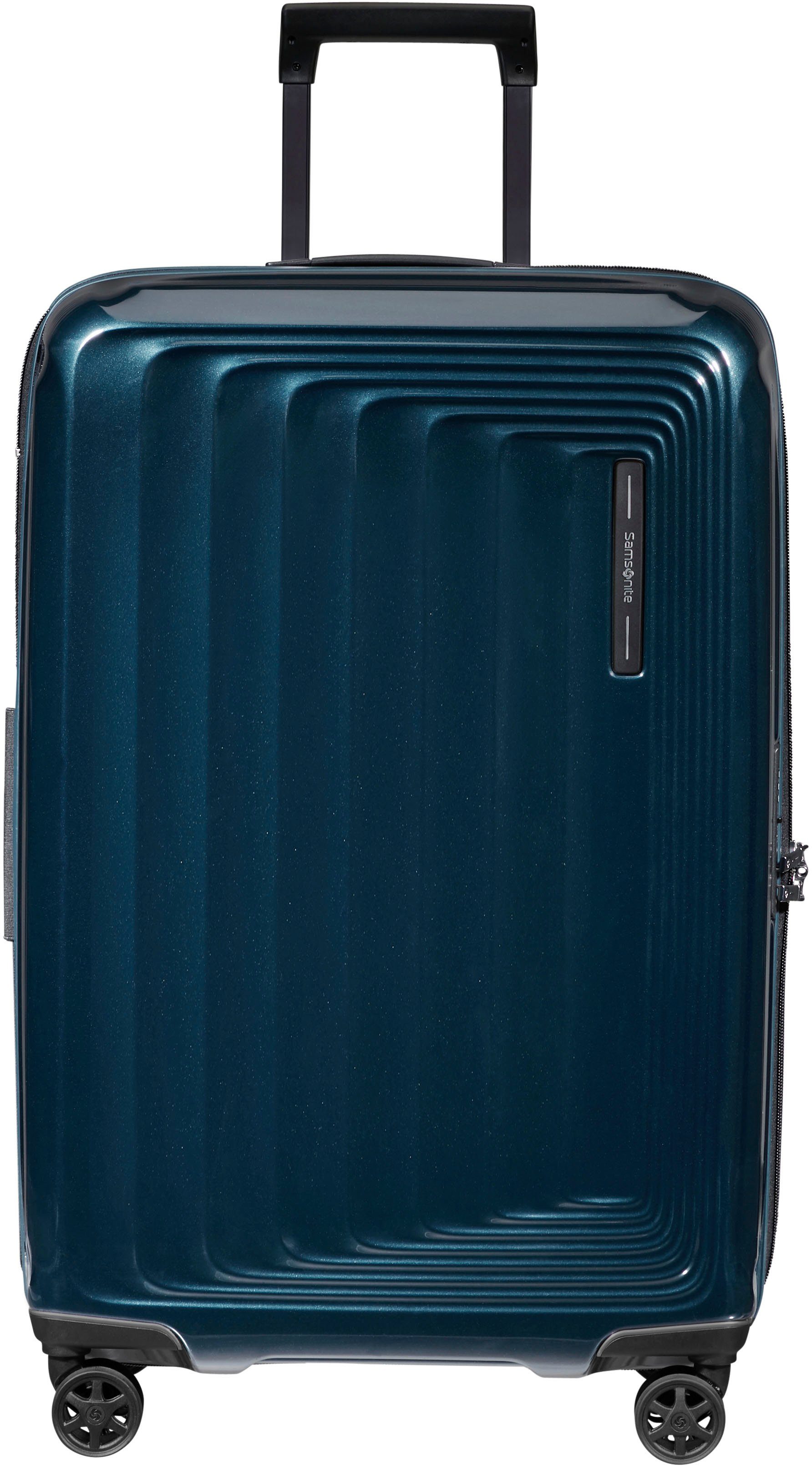 Samsonite Hartschalen-Trolley NUON, verschiedene Größen und Farben, 4 Rollen, Hartschalen-Koffer TSA-Zahlenschloss Volumenerweiterung bei S/XL