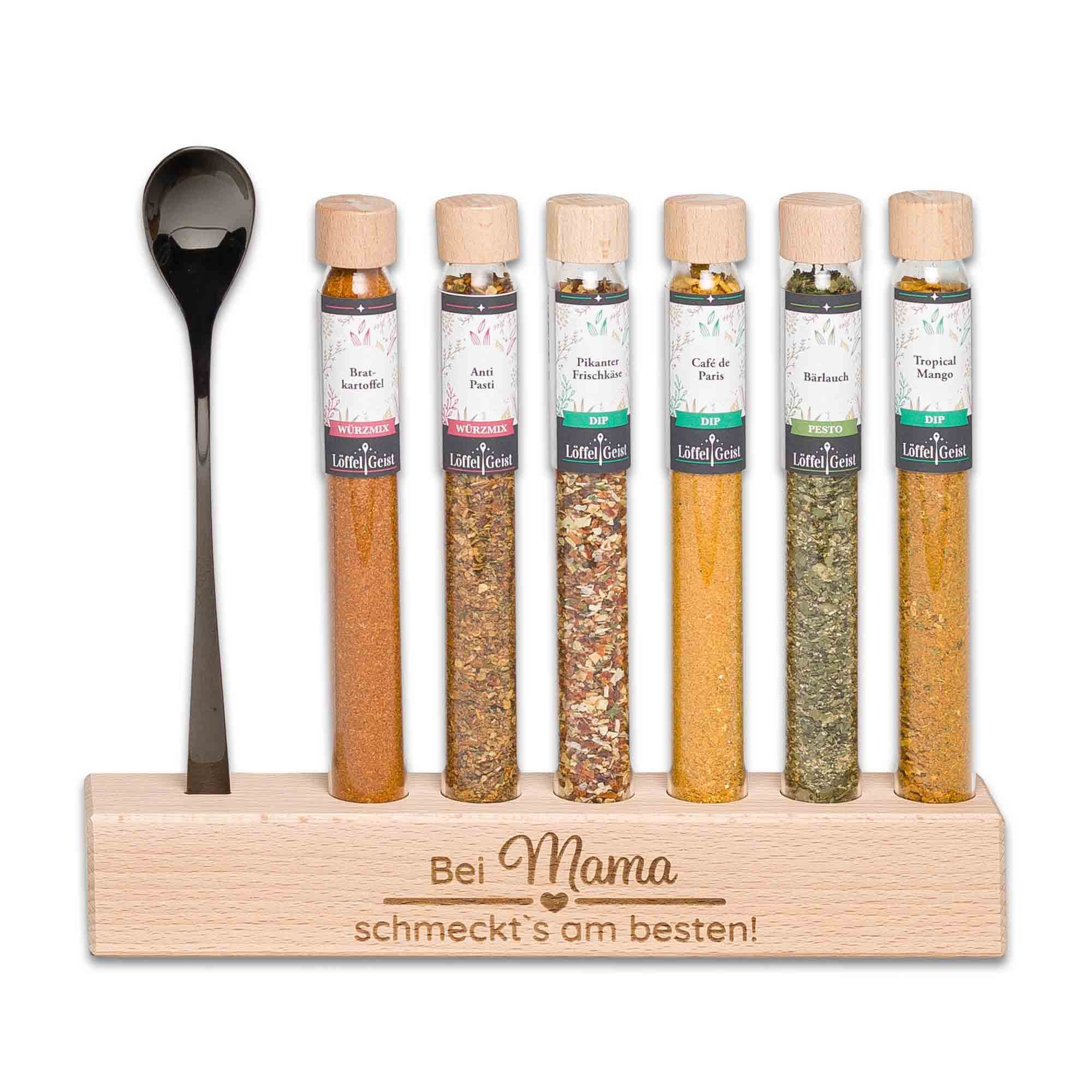 Löffelgeist Lebensmittel-Geschenkset Bei Mama schmeckts am besten