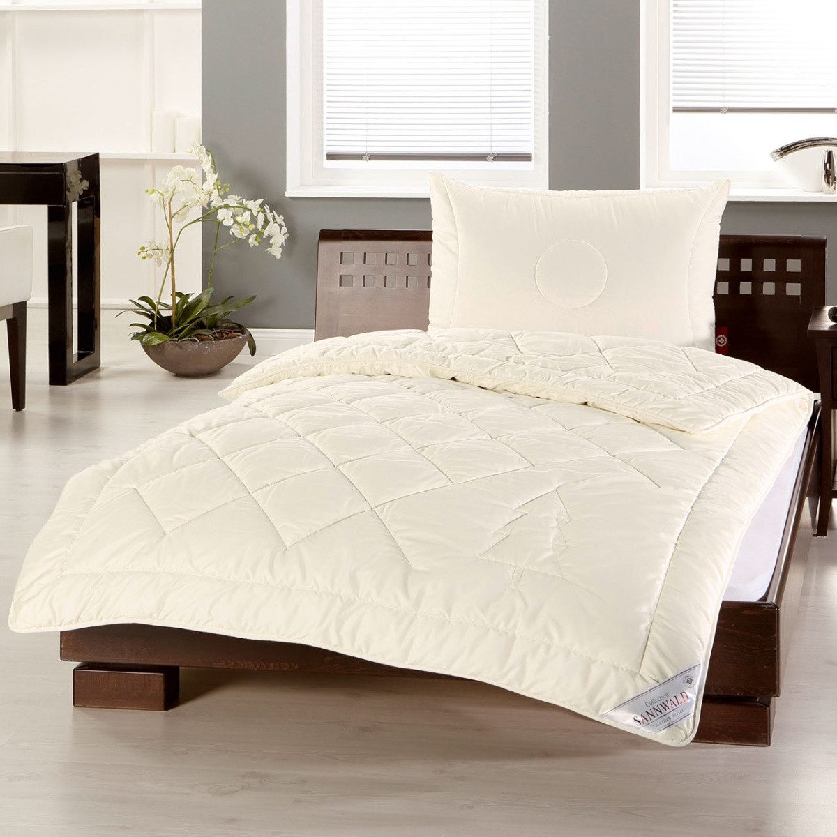 Sannwald Naturhaarbettdecke, Bezug: Baumwolle, Winterbettdecke