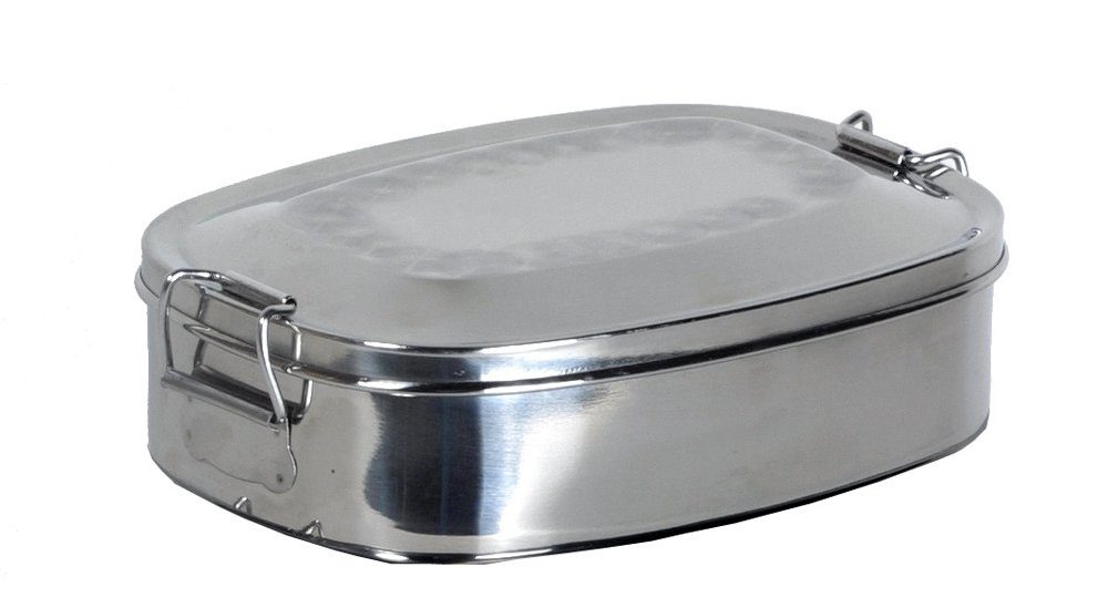 BasicNature Lunchbox BasicNature Proviantdose - Edelstahl