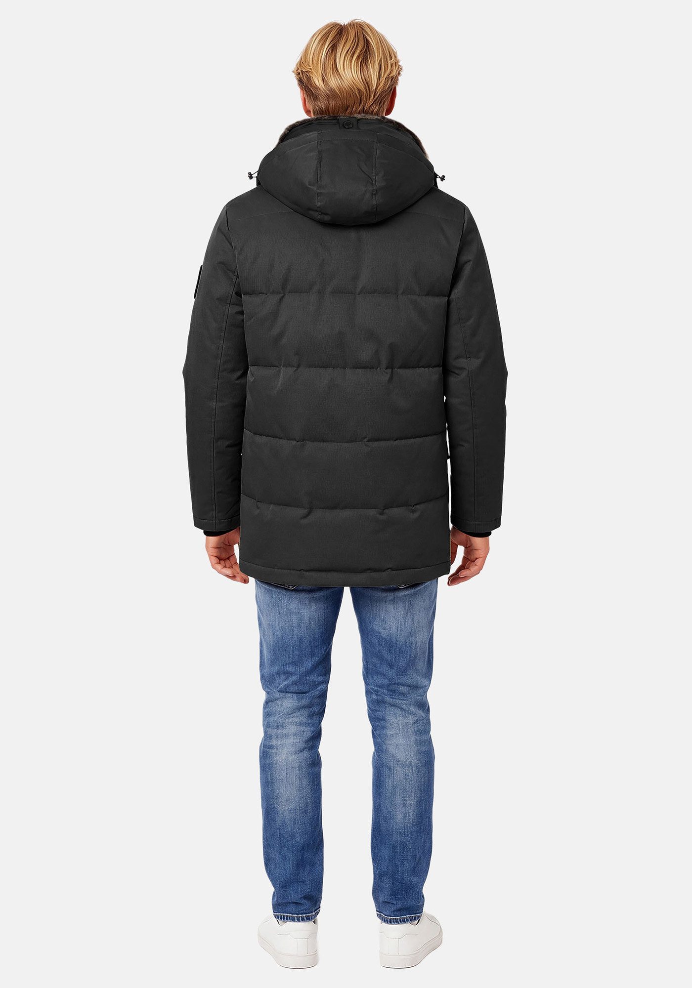 Alessandro Salvarini Winterjacke ASGiova Parka mit warmem Kunstfellkragen und hochwertigem Obermaterial – Bild 4 von 5