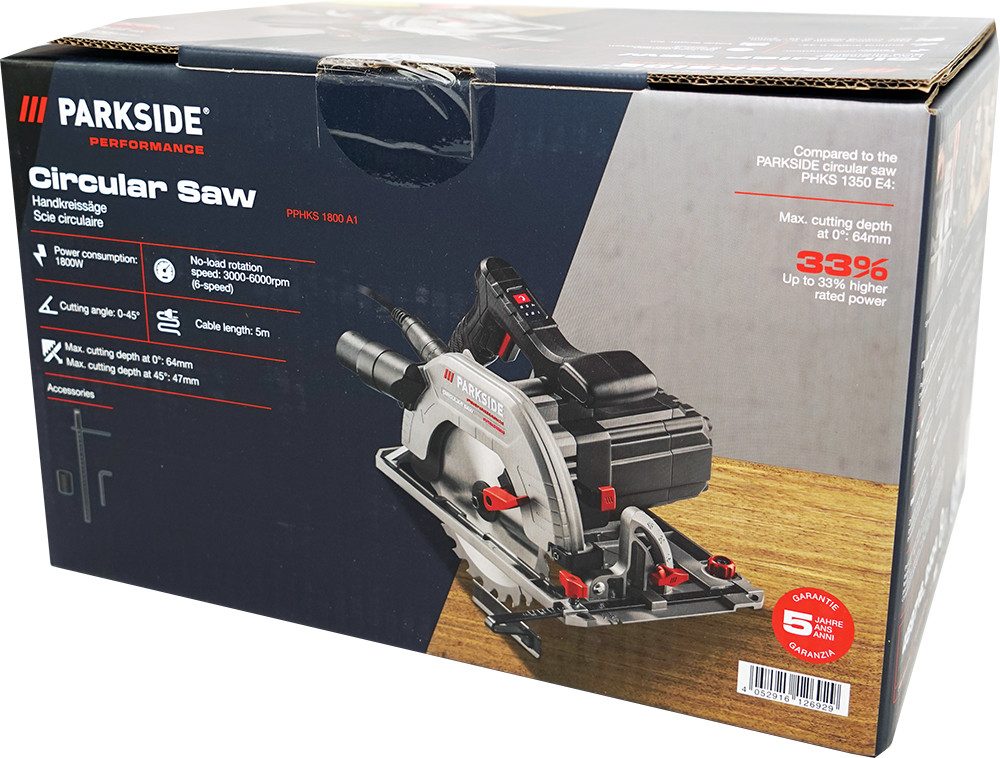 PARKSIDE PERFORMANCE® Handkreissäge Elektro Hand Kreissäge günstig online kaufen