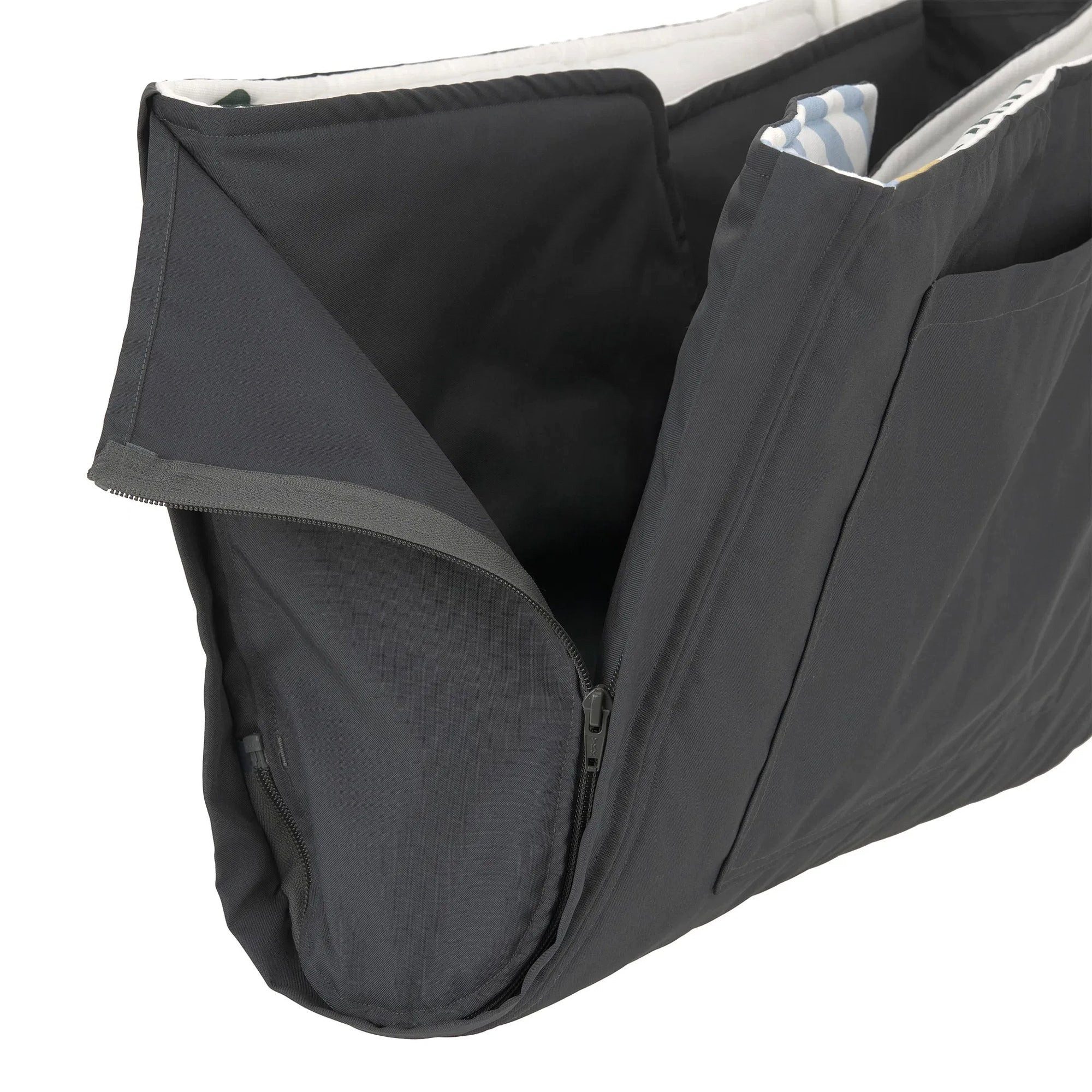 LÄSSIG Handtasche Mamaki Bag - Tragetasche mit Spielmatte (anthracite)
