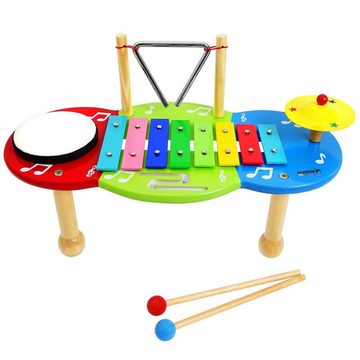 keepdrum Glockenspiel LLT4 Musiktisch für Kinder