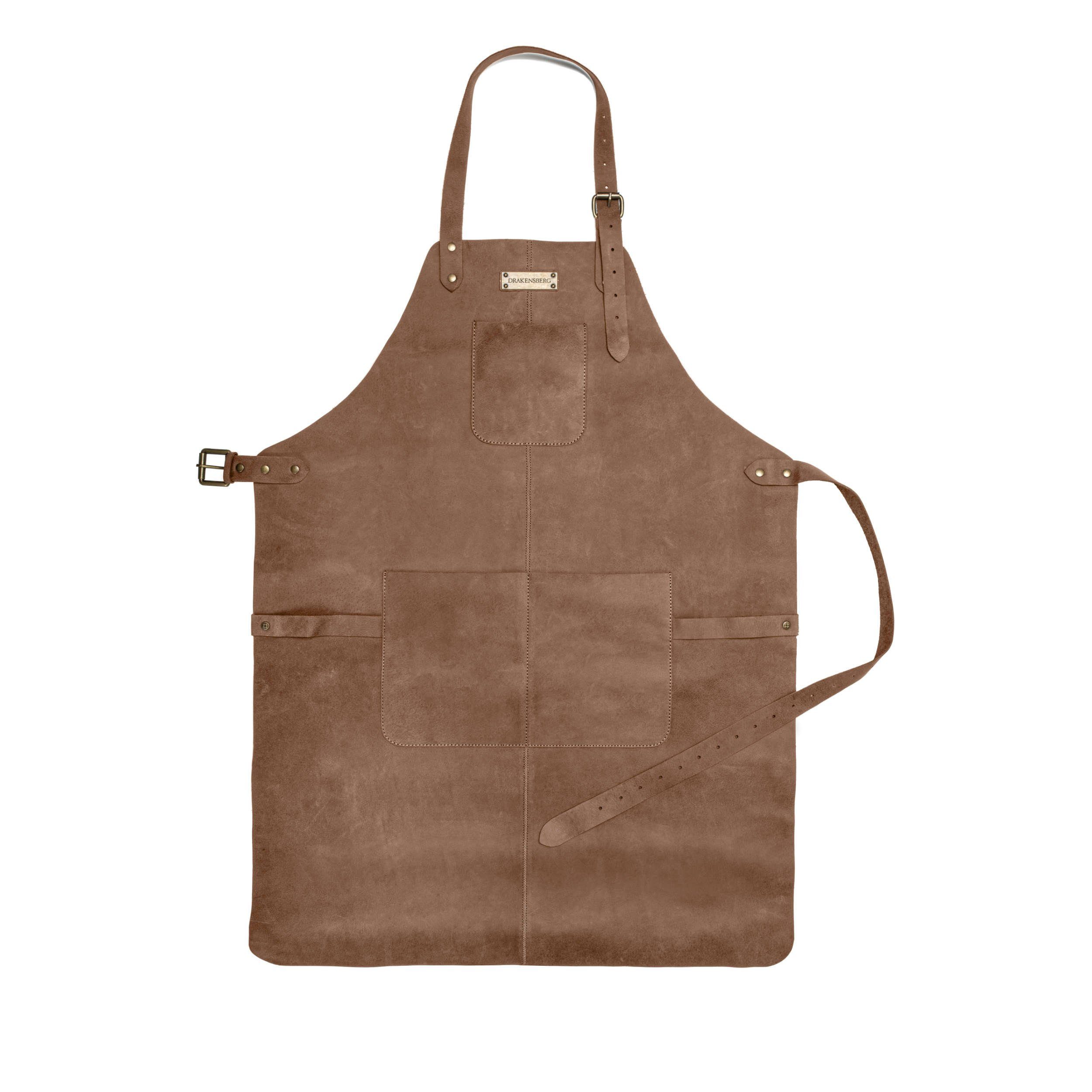 DRAKENSBERG Grillschürze Herren»Bob« Havanna-Braun, Premium Leder günstig online kaufen