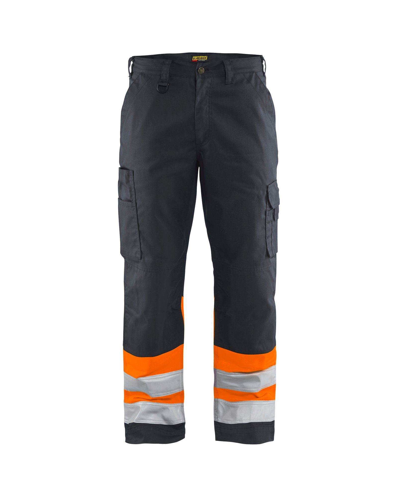 BLÅKLADER Arbeitsbundhose High Vis Arbeitshose (1-tlg) mittelgrau/high vis gelb