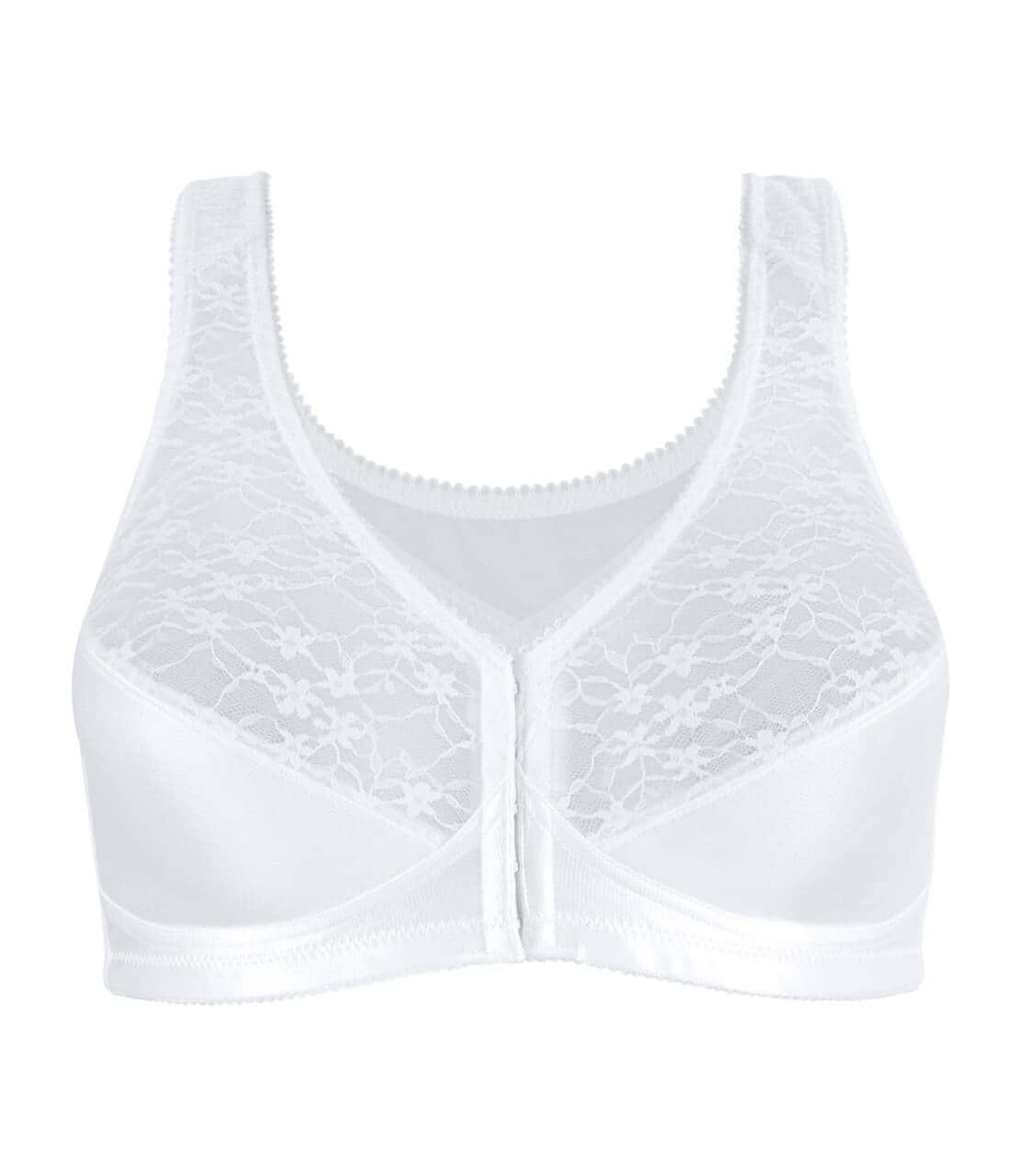 Exquisite FORM Entlastungs-BH 6100565 ohne Bügel mit Vorderverschluss und Spitze