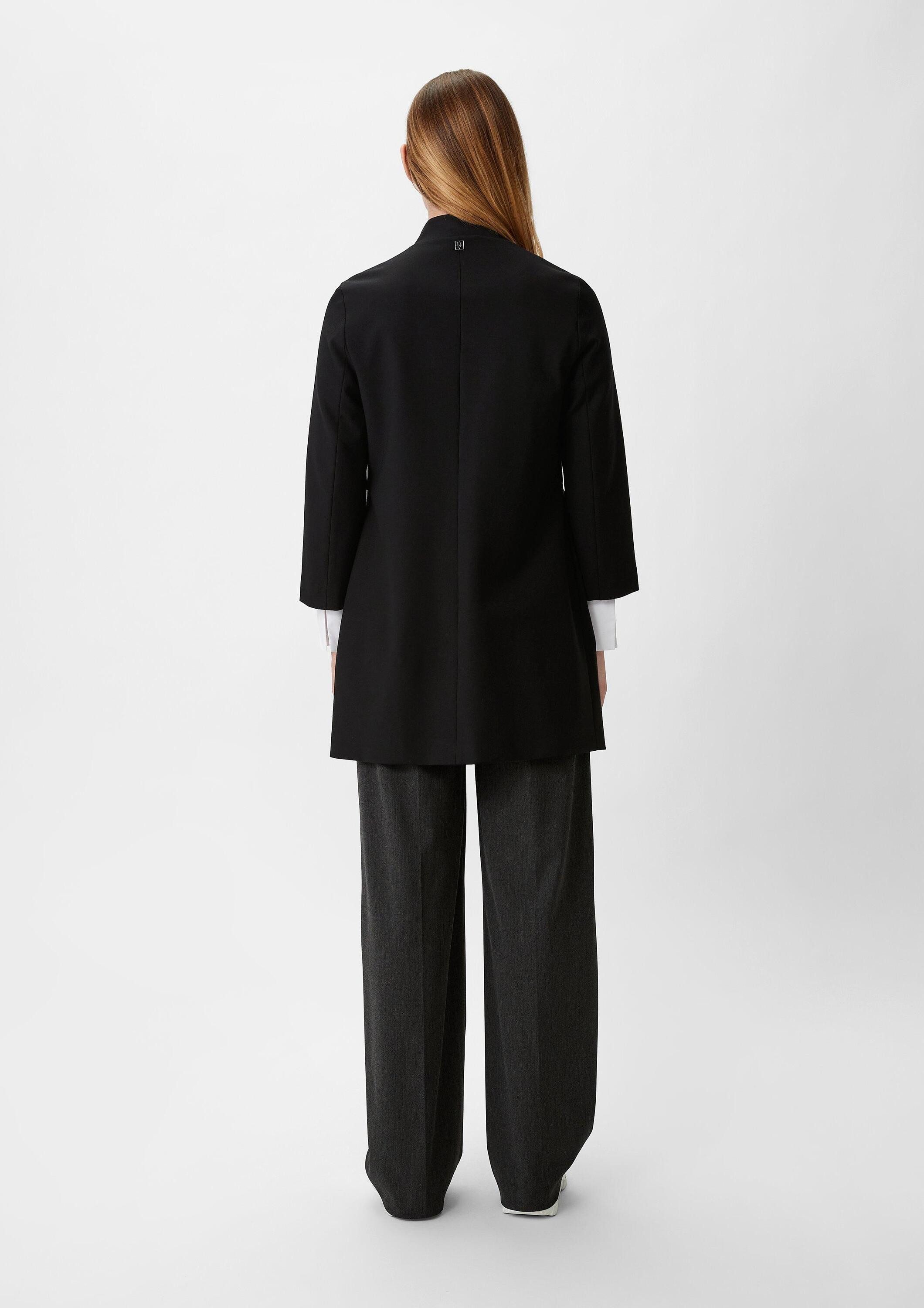 comma Jackenblazer Indoor-Blazer Blazer mit Stehkragen