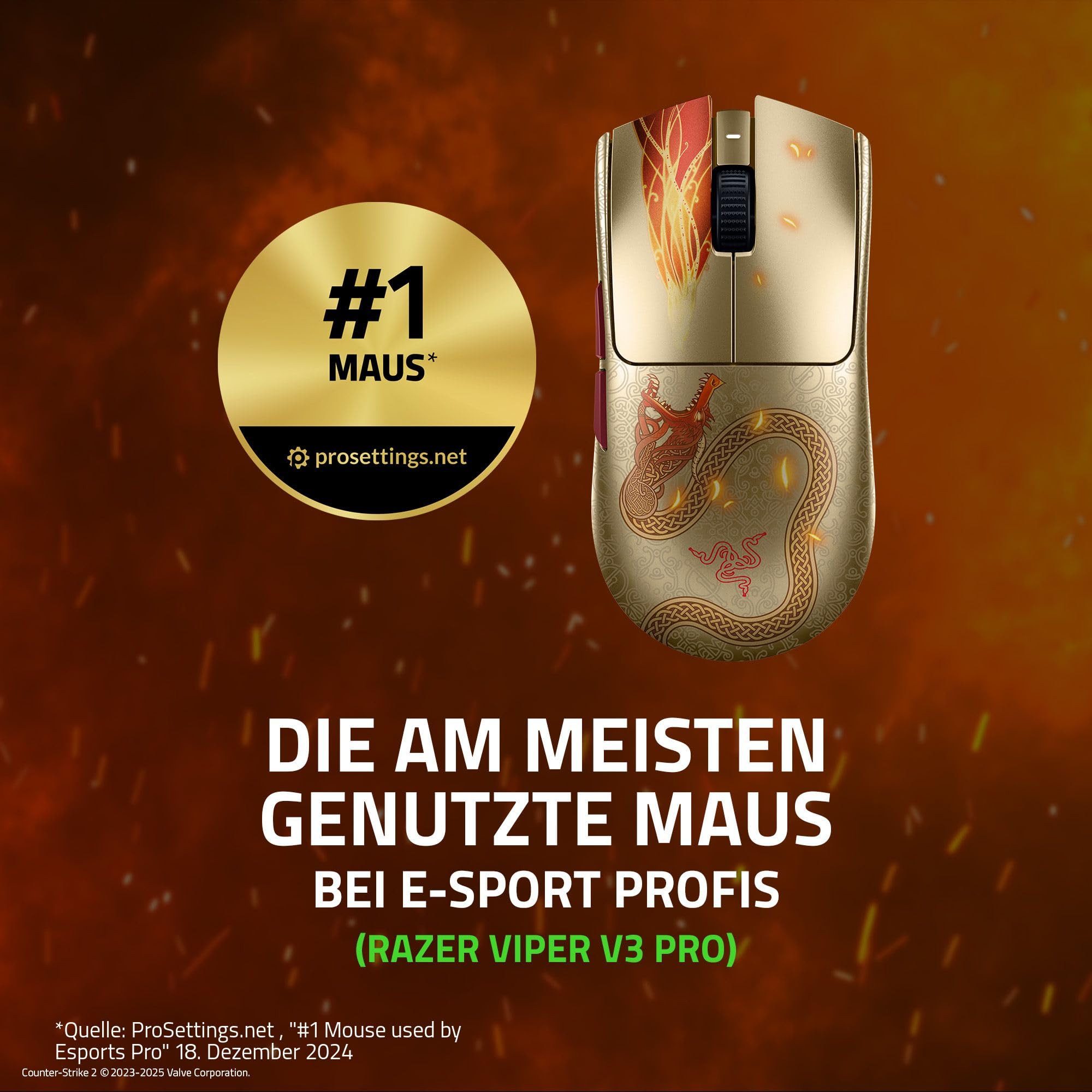 RAZER V3 Pro CS2 Edition Maus