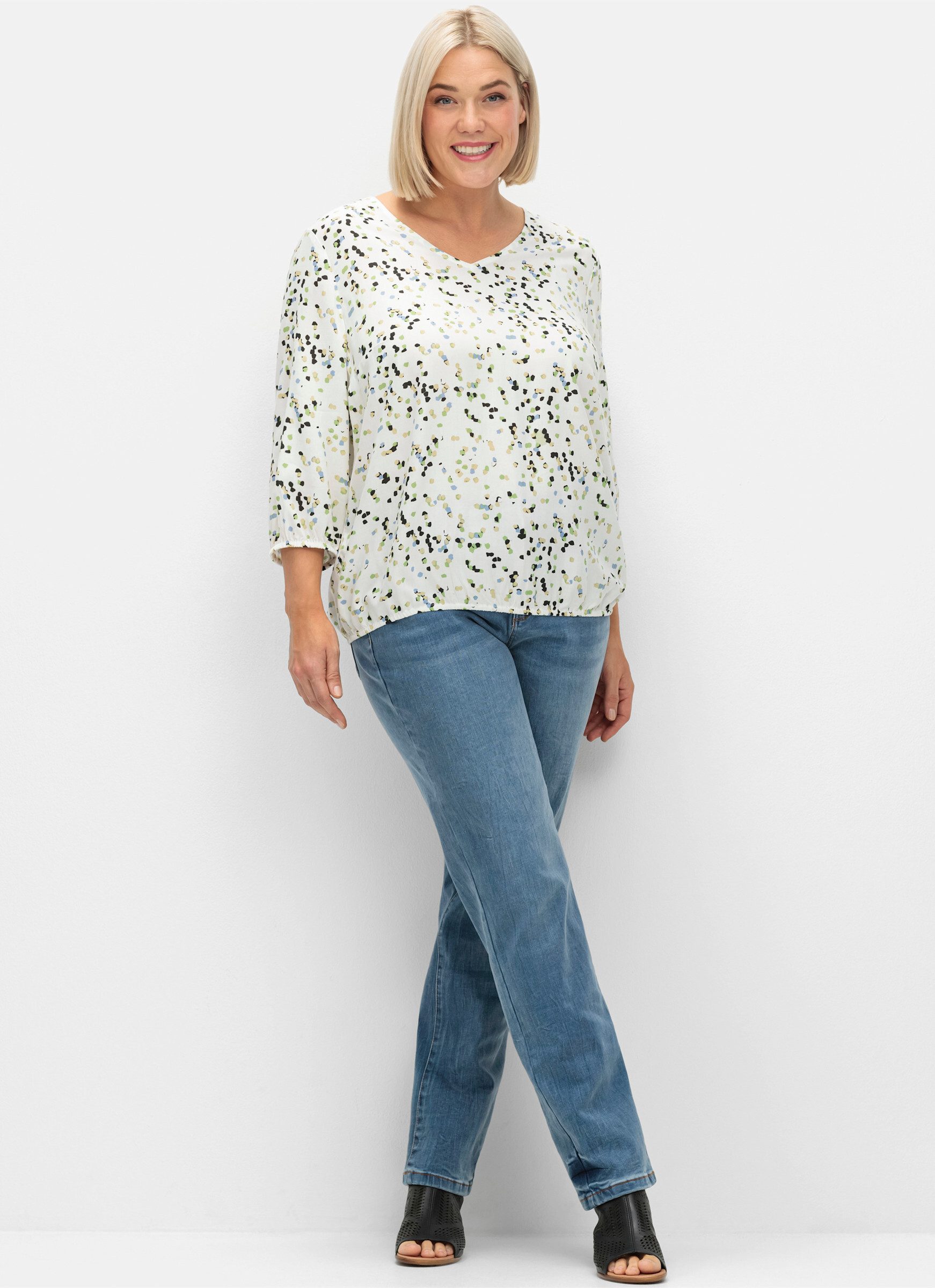 Sheego Klassische Bluse Tunika . günstig online kaufen