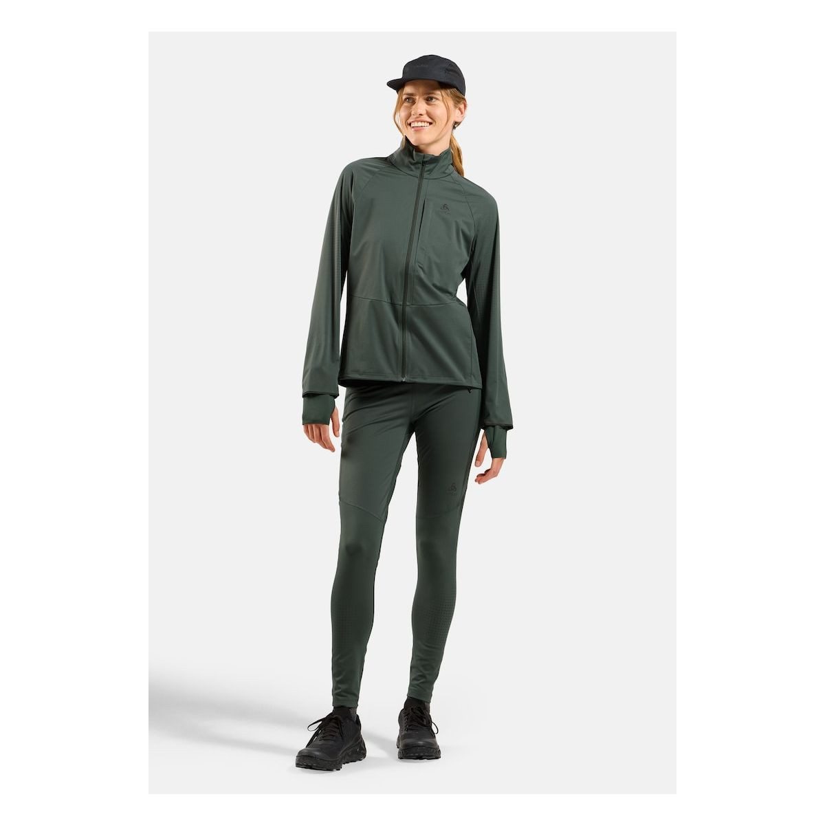 Odlo Funktionsjacke The Zeroweight Pro Warm Reflective Running Jacket 2.0 Leichte, winddichte Laufjacke mit reflektierenden Details und