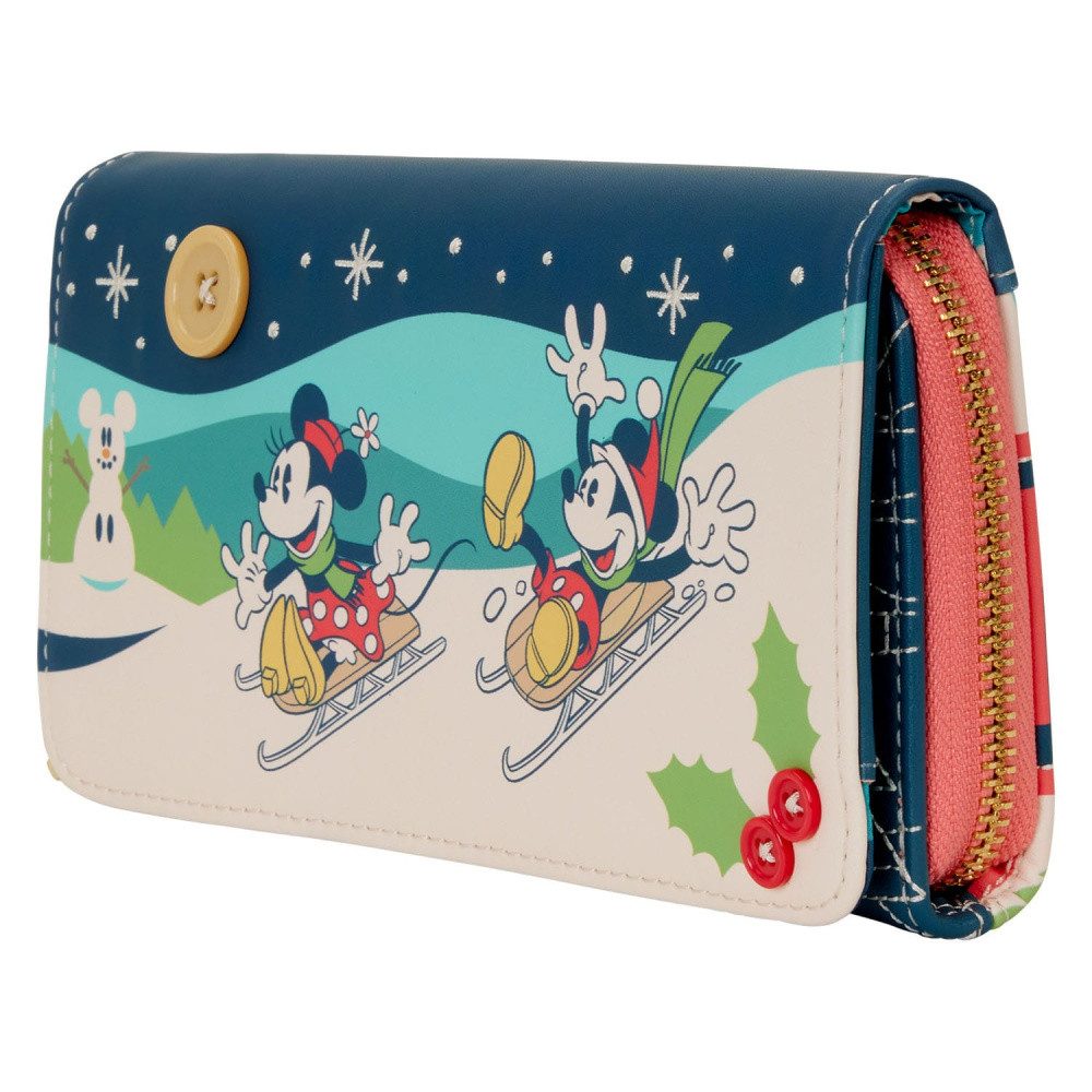 Loungefly Geldbörse Disney by Loungefly Geldbeutel Mickey and Minnie Holida günstig online kaufen
