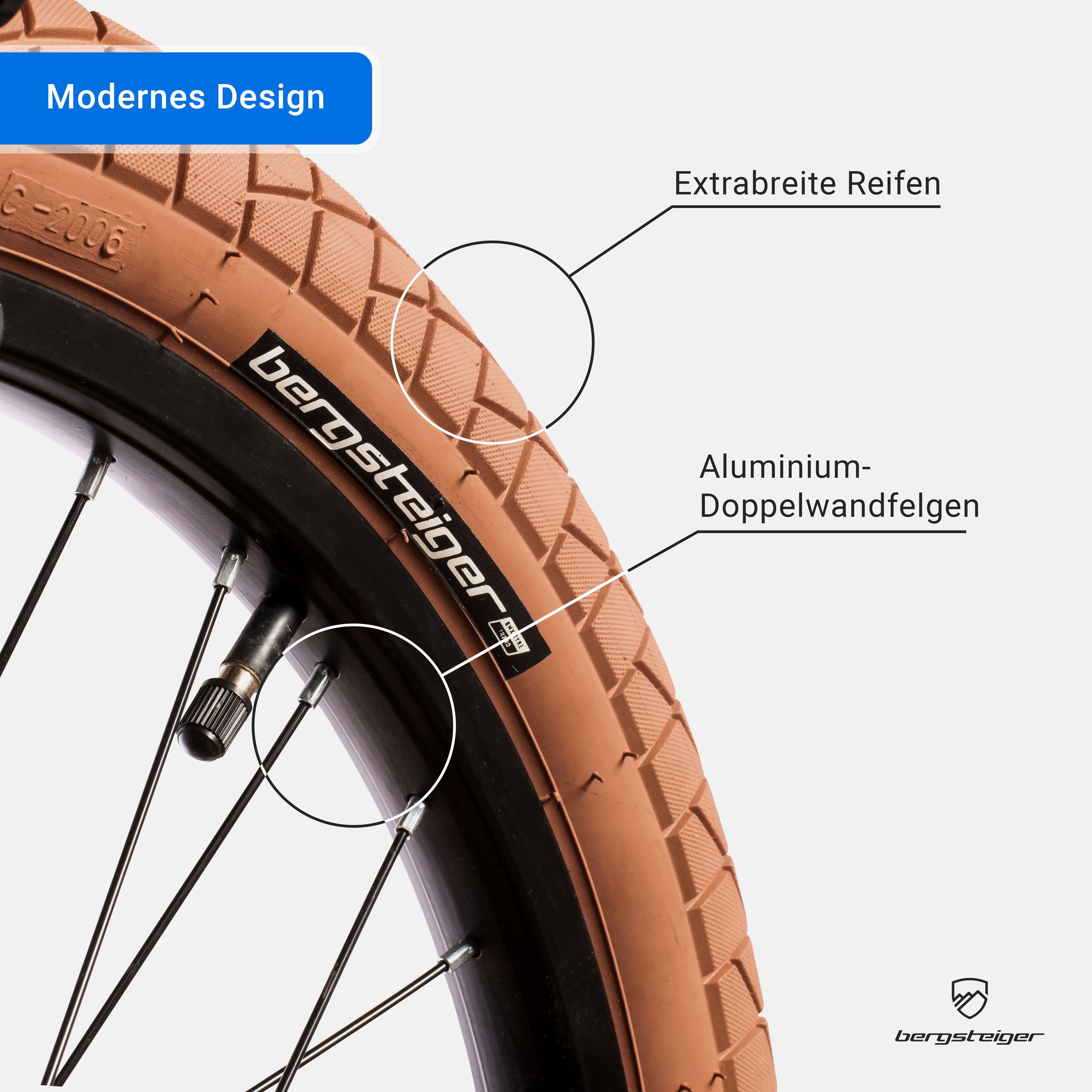 bergsteiger BMX-Rad Halifax 20 Zoll, 360° Rotor-System, Freestyle, Mädchen, Jungen, 1 Gang, U-Bremse