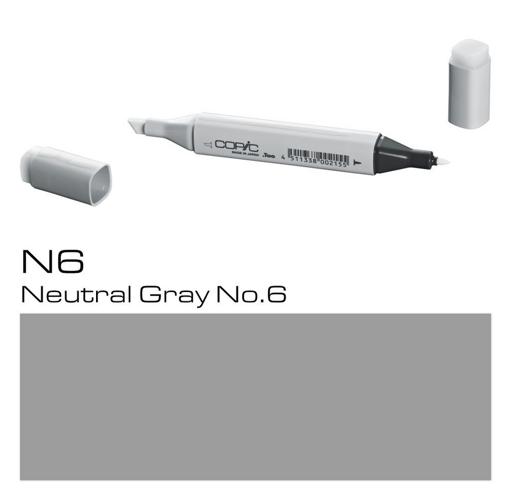 Thumbnail - COPIC Marker Typ N - 6: Layoutmarker in 213 Farben, (1-tlg)