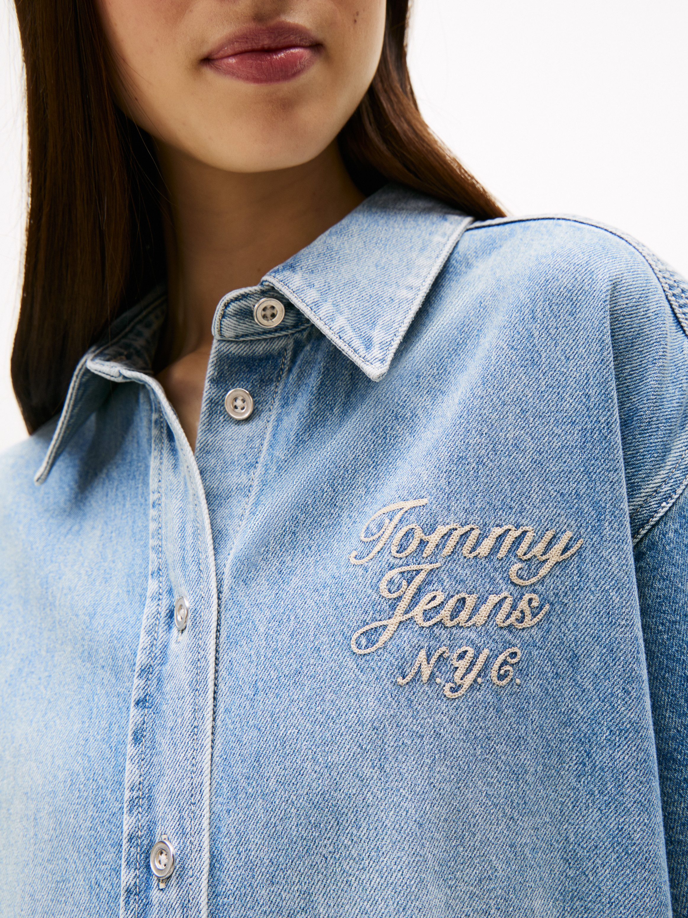 Tommy Jeans Jeanskleid TJW DENIM SHIRTDRESS günstig online kaufen