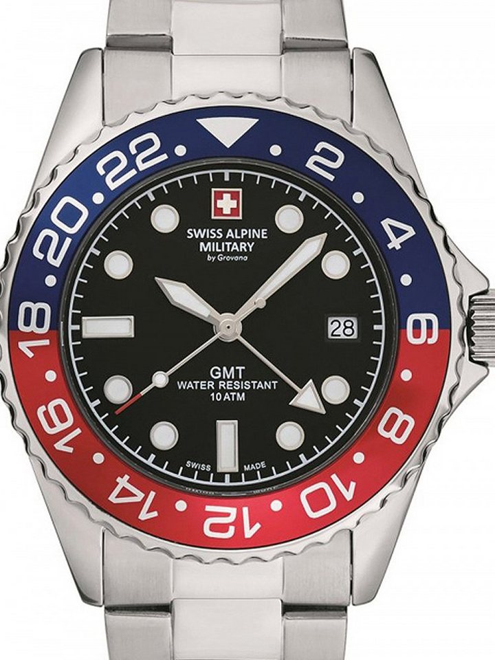 Swiss Alpine Military Quarzuhr Swiss Alpine Military 7052.1131 Herren 42mm  10ATM