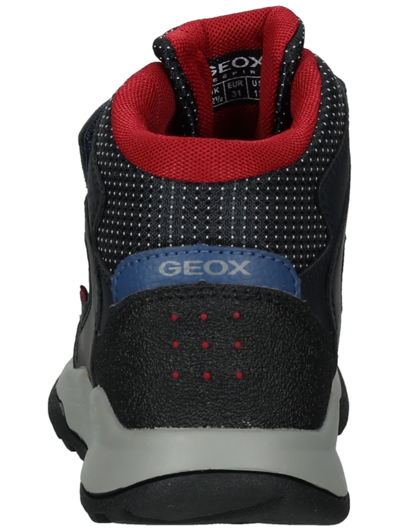 Geox Stiefelette Lederimitat/Textil . Schnürstiefelette