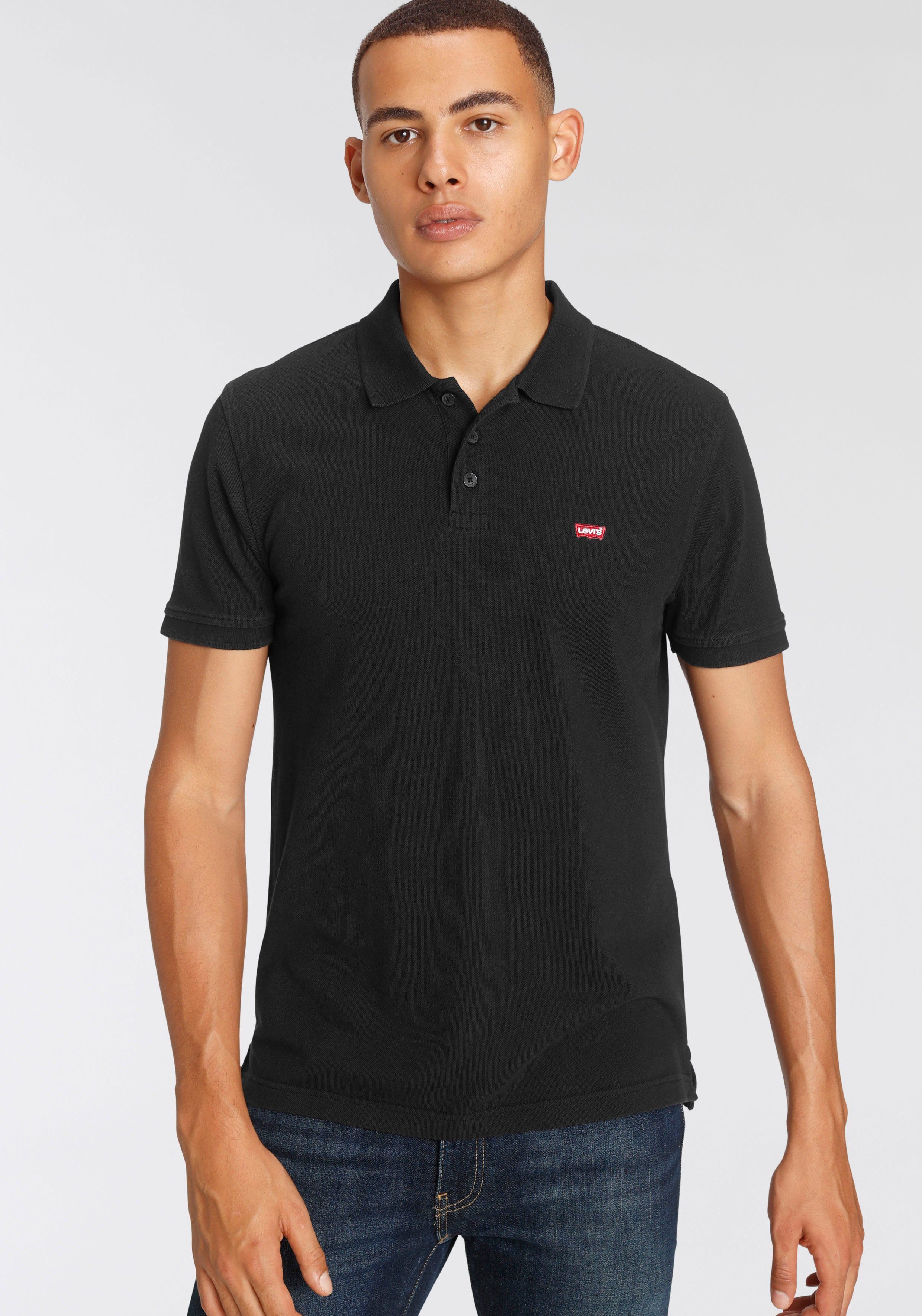 Batwing-Logo HM POLO Poloshirt NEW black mit LEVIS LE kleinem Levi's®