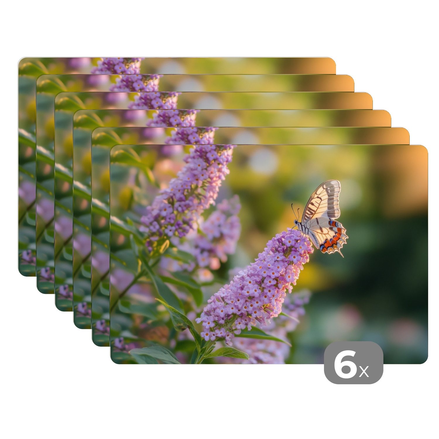 MuchoWow Platzset Verschnörkelt - Schmetterling - günstig online kaufen
