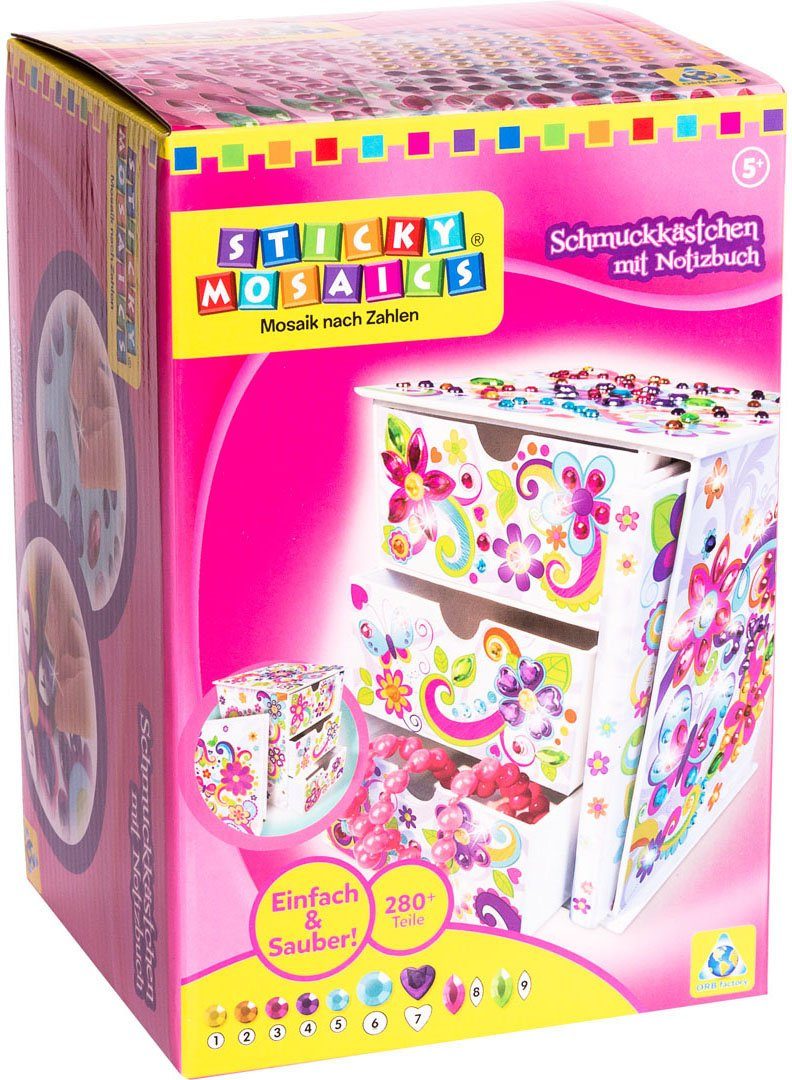 Sticky Mosaics Kreativset Schmuckkästchen mit Notizbuch günstig online kaufen
