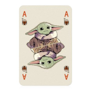 Winning Moves Spiel, Kartenspiel Number 1 Spielkarten Mandalorian Baby Yoda, inkl. 2 Joker