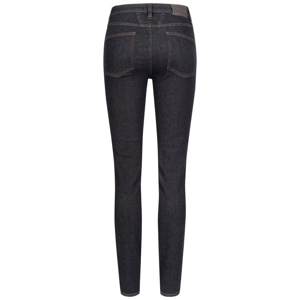 CLOSED Skinny-fit-Jeans CLOSED Jeans SKINNY PUSHER LONG High Waist - Dark Blue