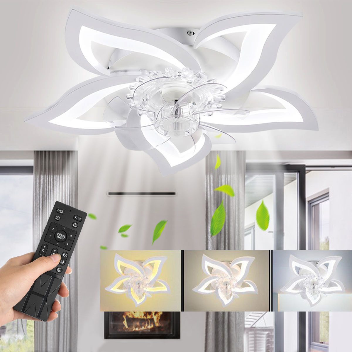 oyajia LED Deckenleuchte 60W Moderne LED-Deckenleuchte günstig online kaufen