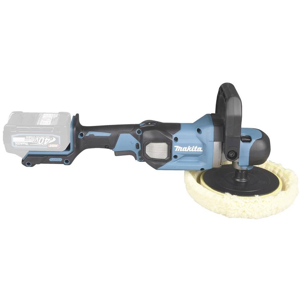 Makita Exzenterschleifer Akku-Poliermaschine 40V max. (ohne Akku, ohne Ladegerät PV001GZ, bürstenlos, ohne Akku, ohne Ladegerät