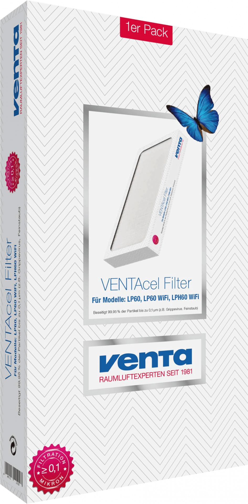 Venta Luftreiniger - VENTAcel Filter, 1er Pack