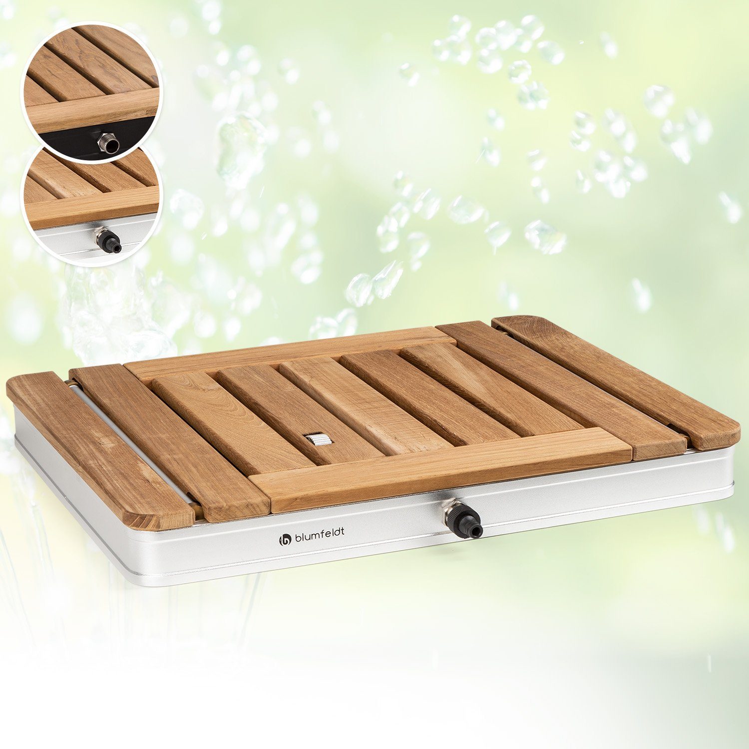 blumfeldt Gartendusche Sumatra Teak Square Gartendusche günstig online kaufen