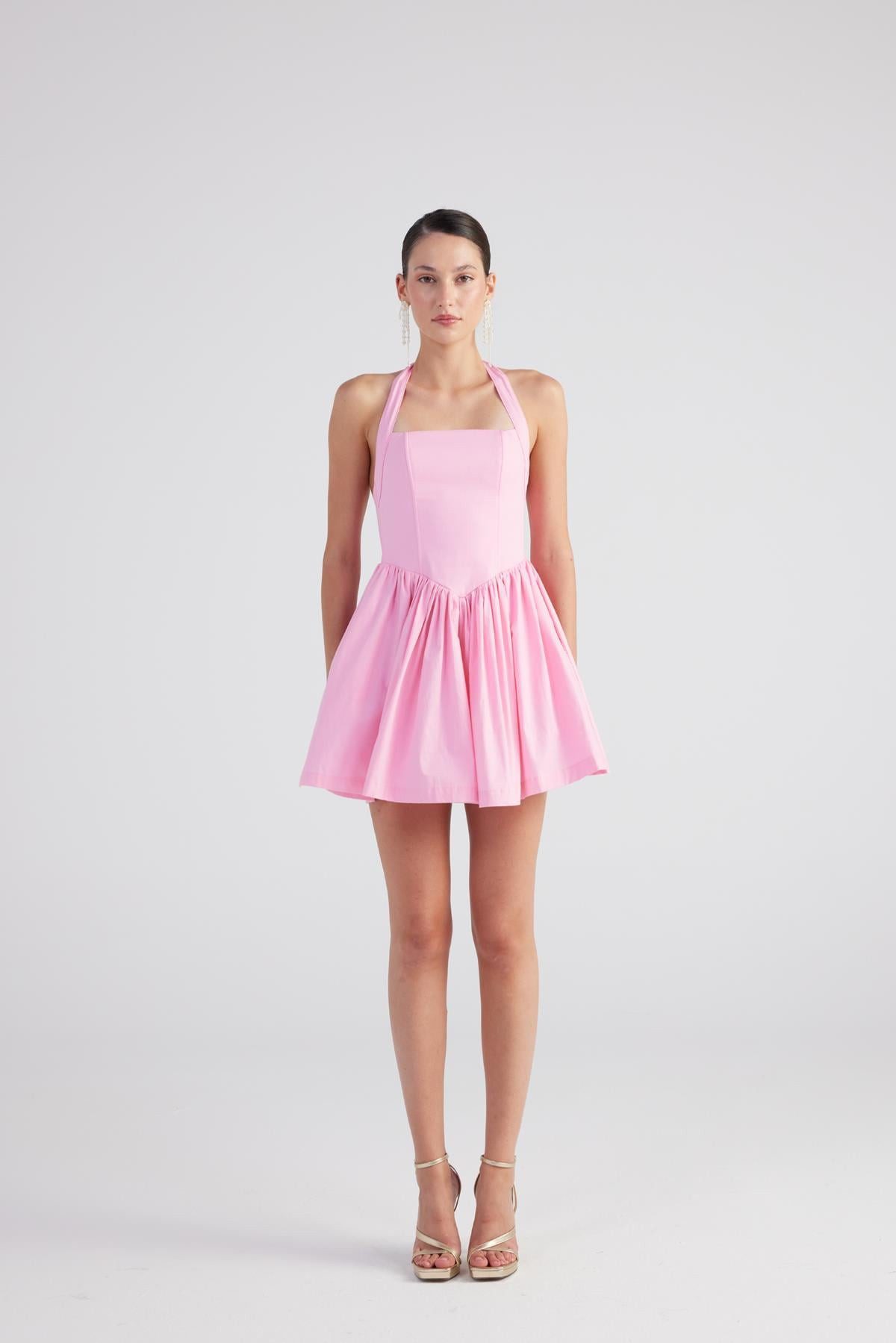 HOLLY LOLLY Midikleid Mini Teresa Kleid mit abnehmbaren Trägern