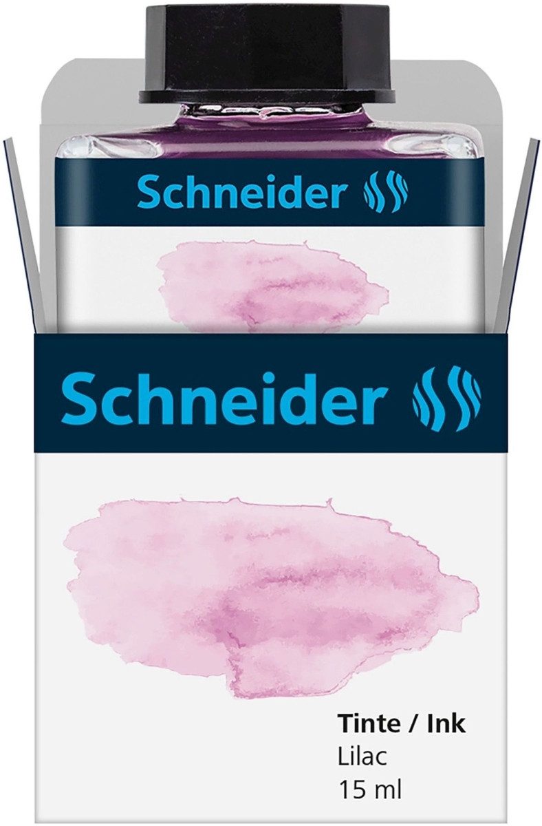 SCHNEIDER Füllhalter Füllhaltertinte pastell Glas 15ml lilac (12 Stück)