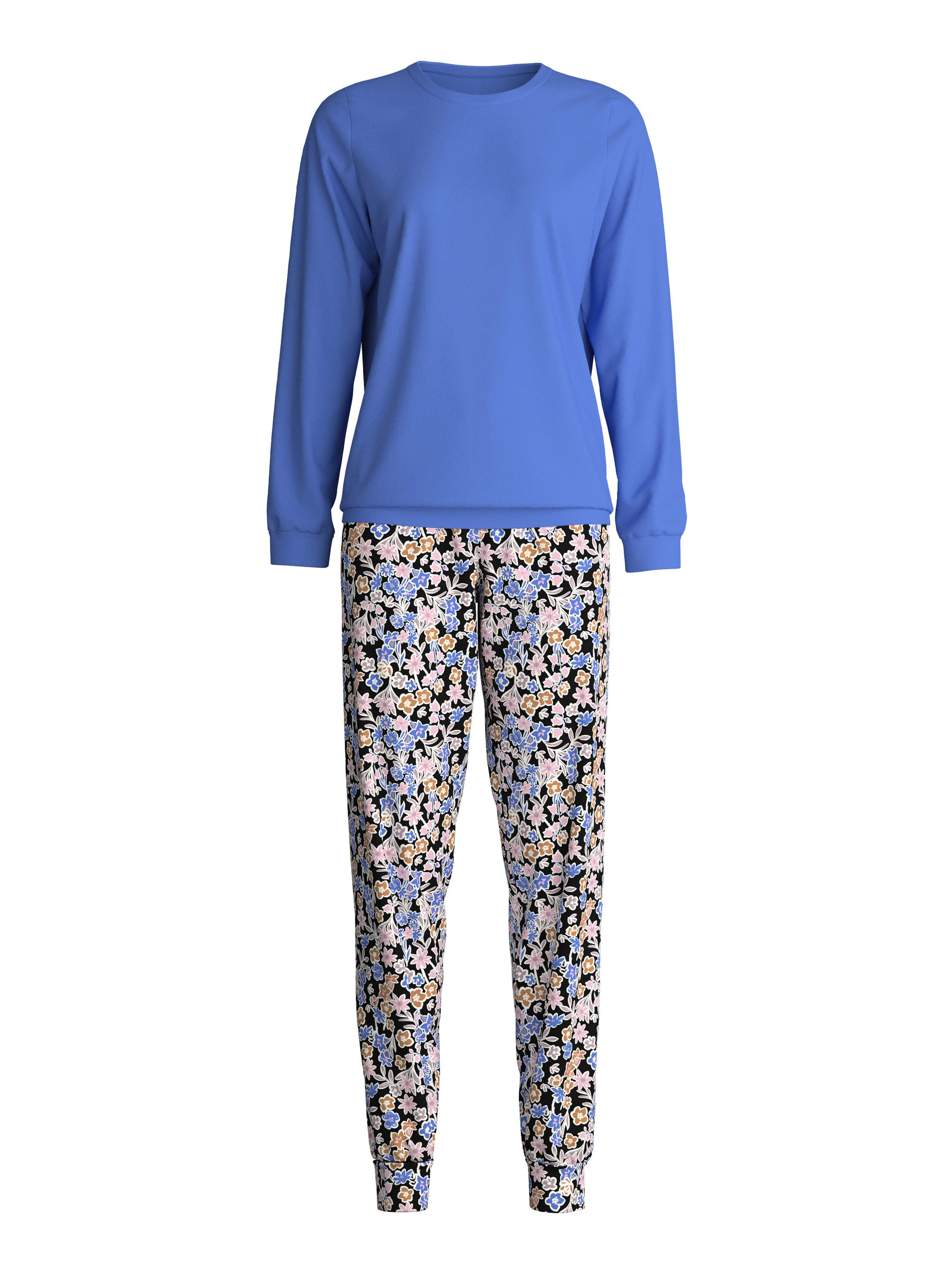 CALIDA Pyjama Swiss Resort Damen (2 tlg) aus 100% Baumwolle