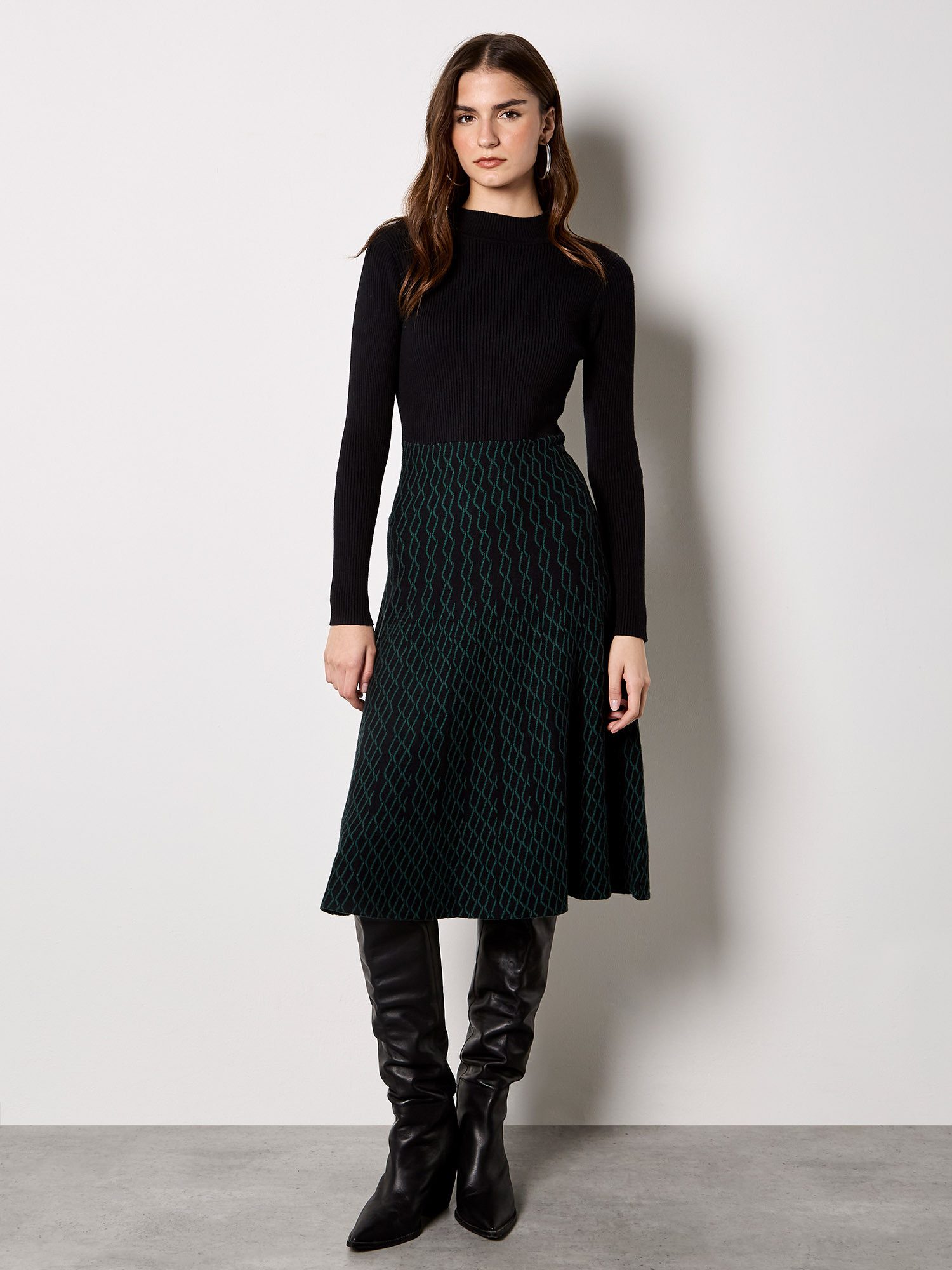 Apricot Strickkleid günstig online kaufen