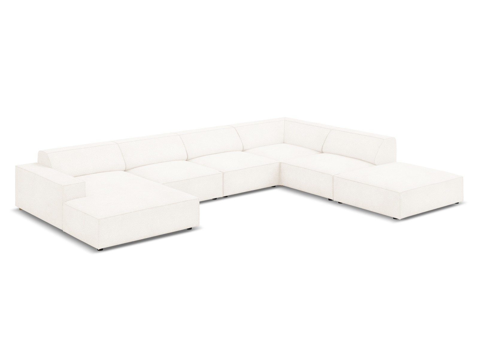 Micadoni Ecksofa Jodie, Panorama 7-Sitzer günstig online kaufen