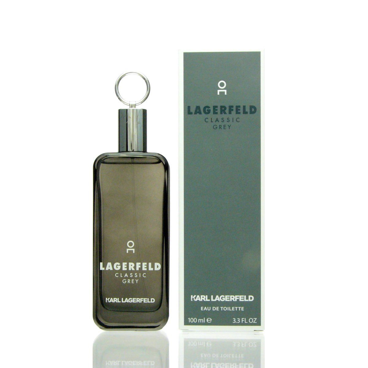 LAGERFELD Eau de Toilette Classic Grey, Glasflakon, Parfüm EDT, Herrenduft