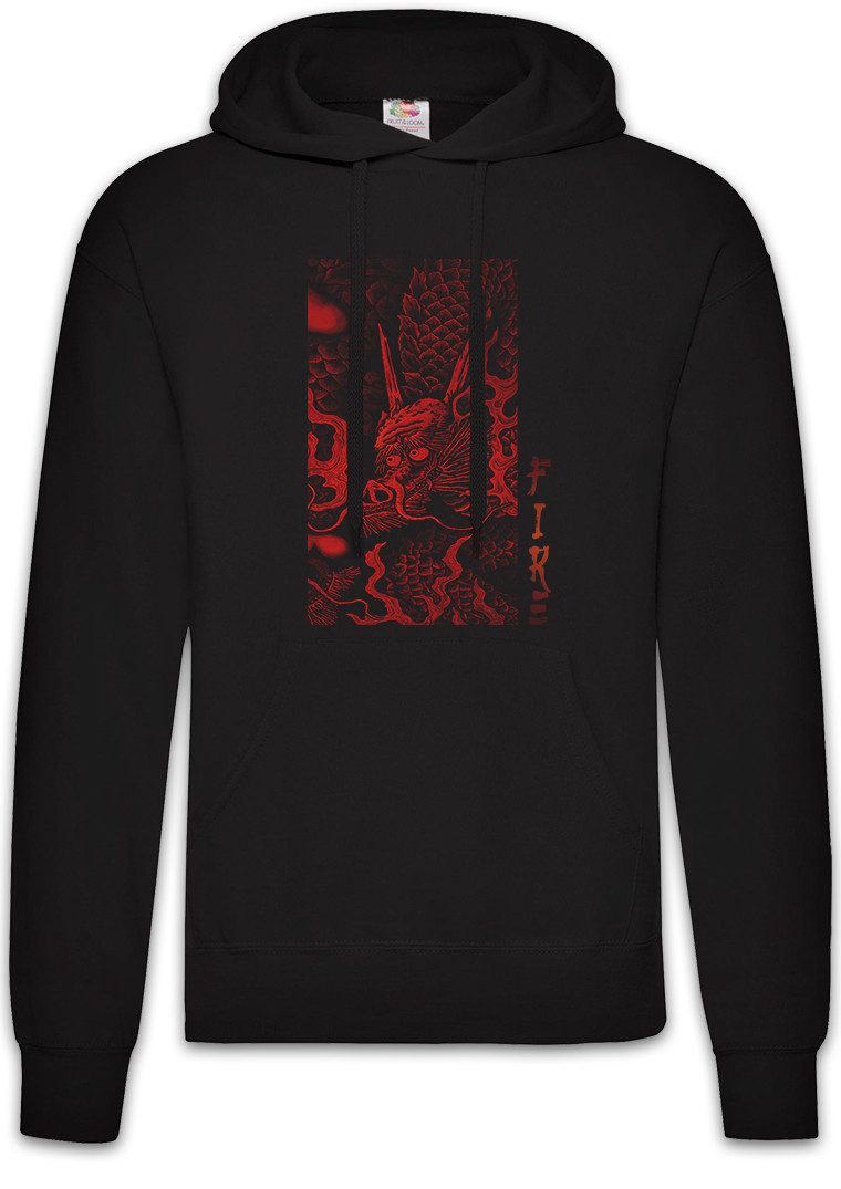 Hoodie Japanese Dragon II Herren Hoodie China Drache Drachen Chinesischer