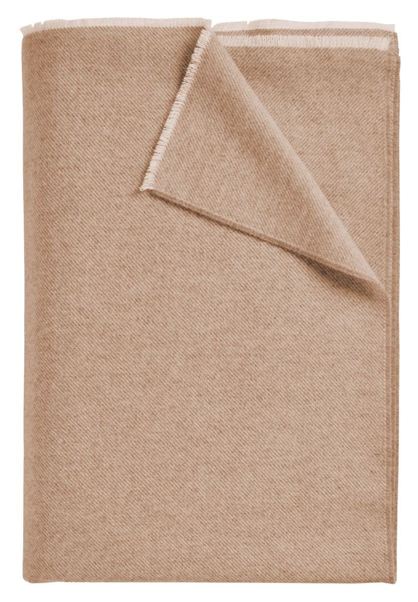 Wolldecke Wolle Wohnplaid amber 130 cm x 200 cm, Curt Bauer, Tagesdecke Kuscheldecke Decke Wohndecke