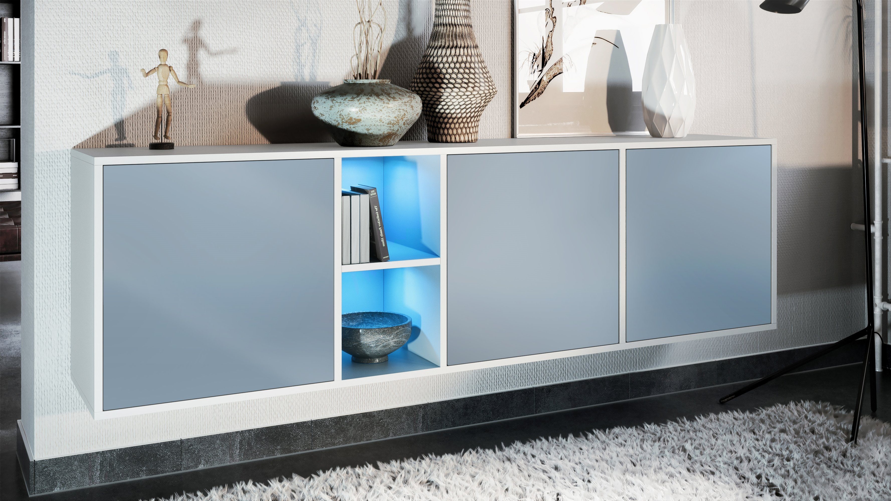 Vladon Sideboard Cuba (Kommode, mit 3 günstig online kaufen