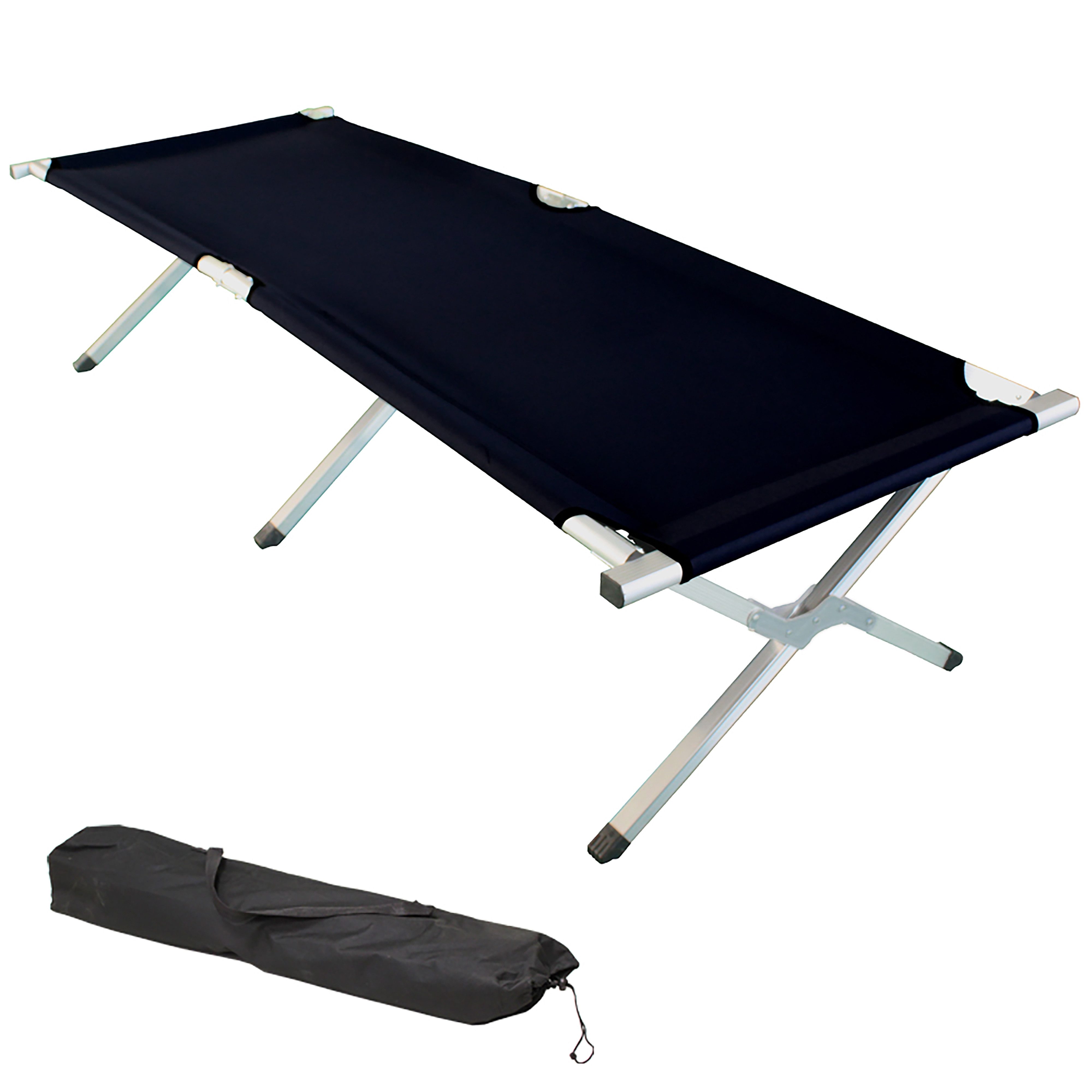 Grafner Feldbett Feldbett klappbar Campingbett klappbar Tragetasche 190cm s günstig online kaufen