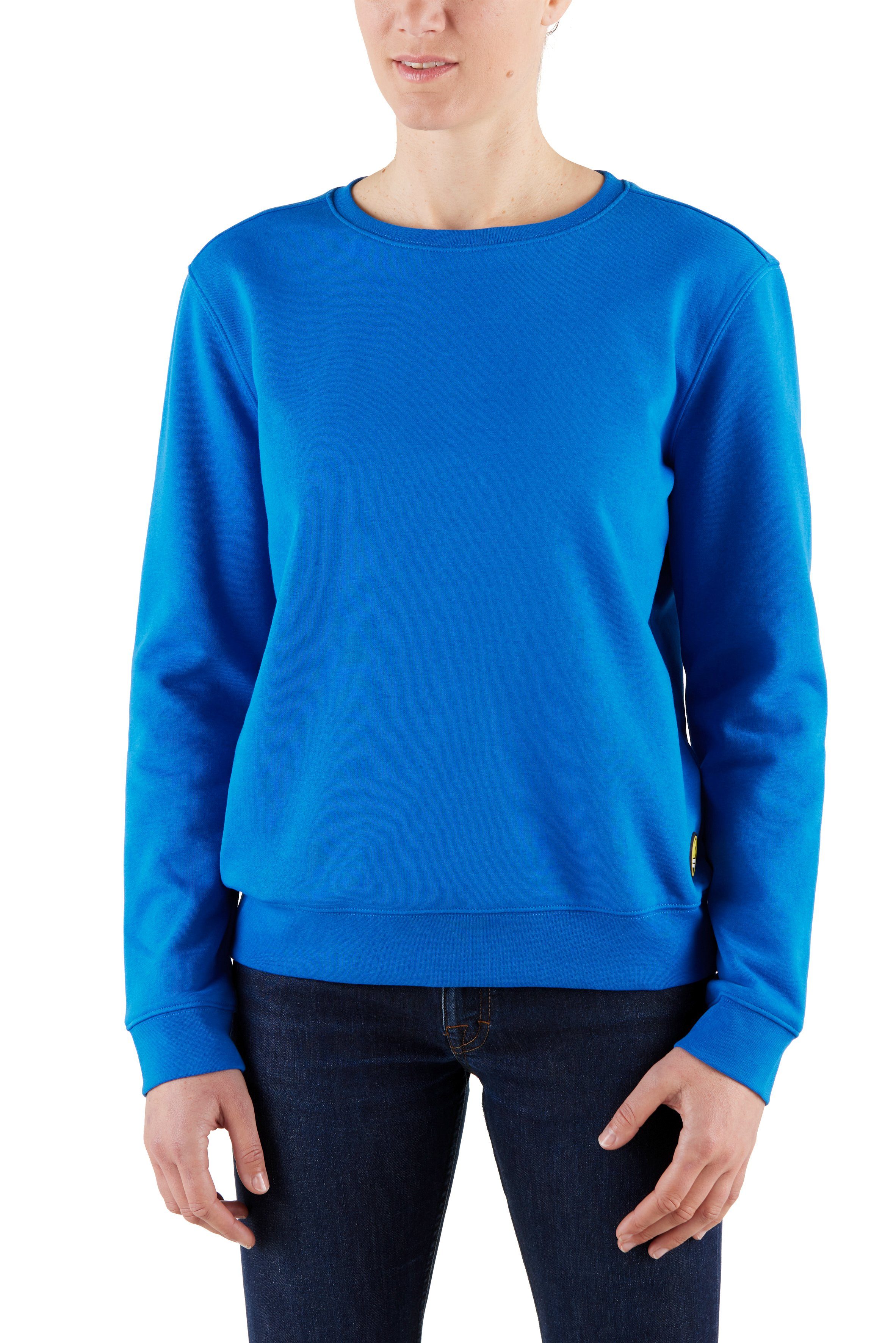 Northern Country Sweatshirt für Damen Baumwollmix, trägt sich und leicht aus soften Lapis Blue locker