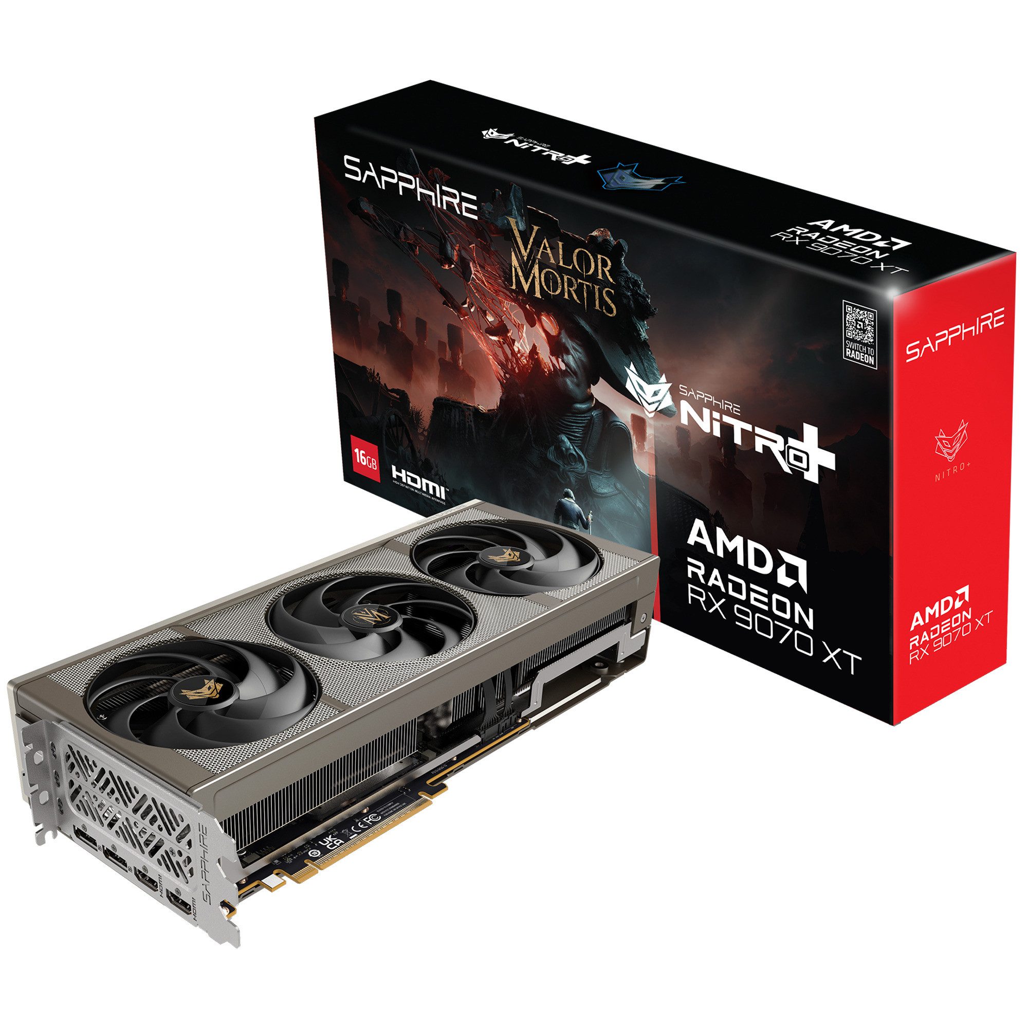 Sapphire SAPPHIRE Radeon RX 9070 XT Nitro+ Valor Mortis Grafikkarte (16 GB)