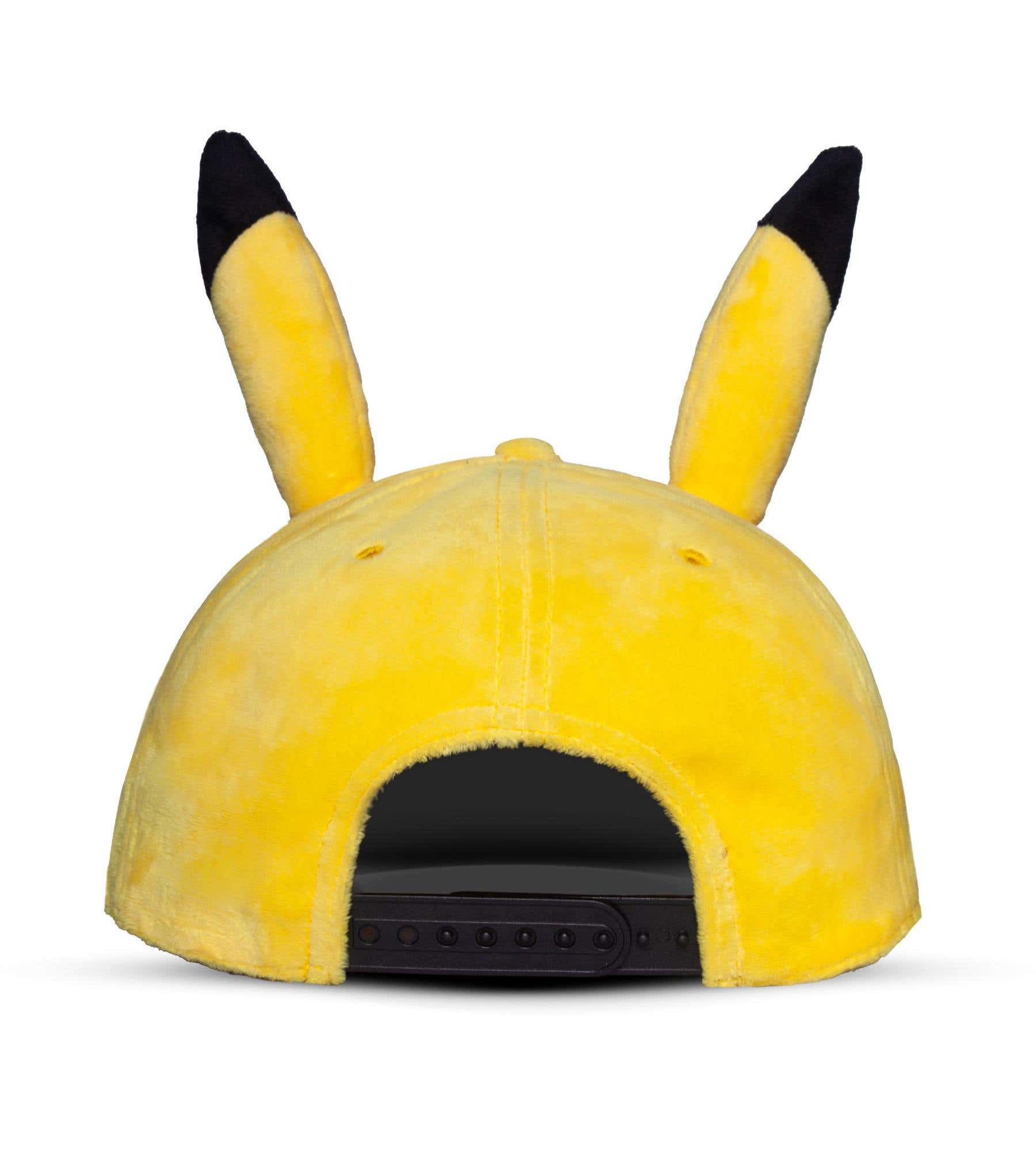 POKÉMON Baseball Cap Happy Pikachu Plush Face