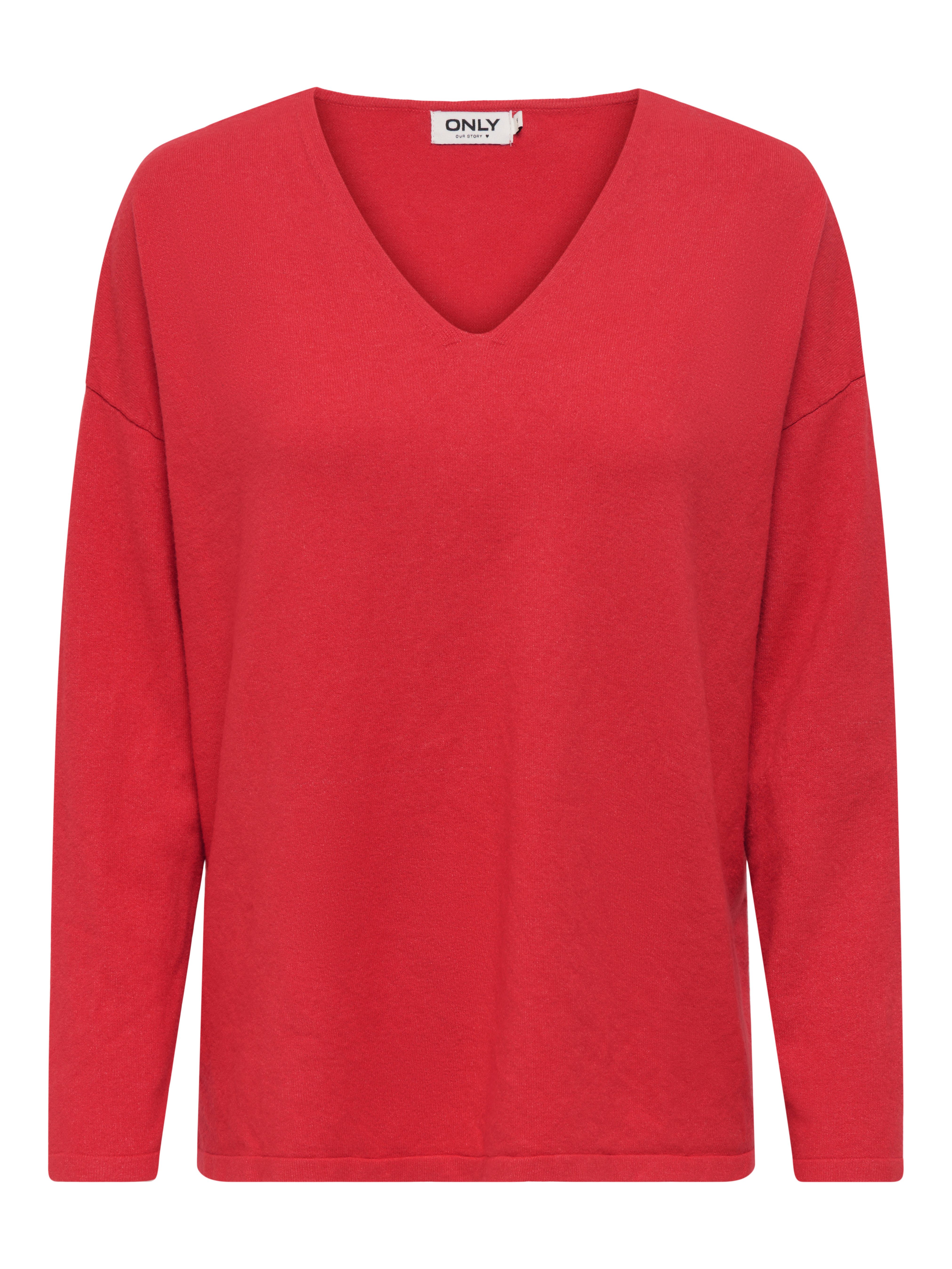 ONLY Strickpullover ONLAMALIO LIFE LS V-NECK günstig online kaufen