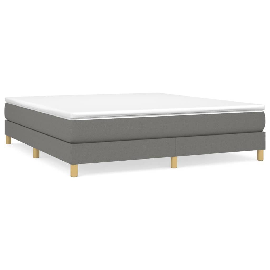 furnicato Bett Bettgestell ohne Matratze Dunkelgrau günstig online kaufen
