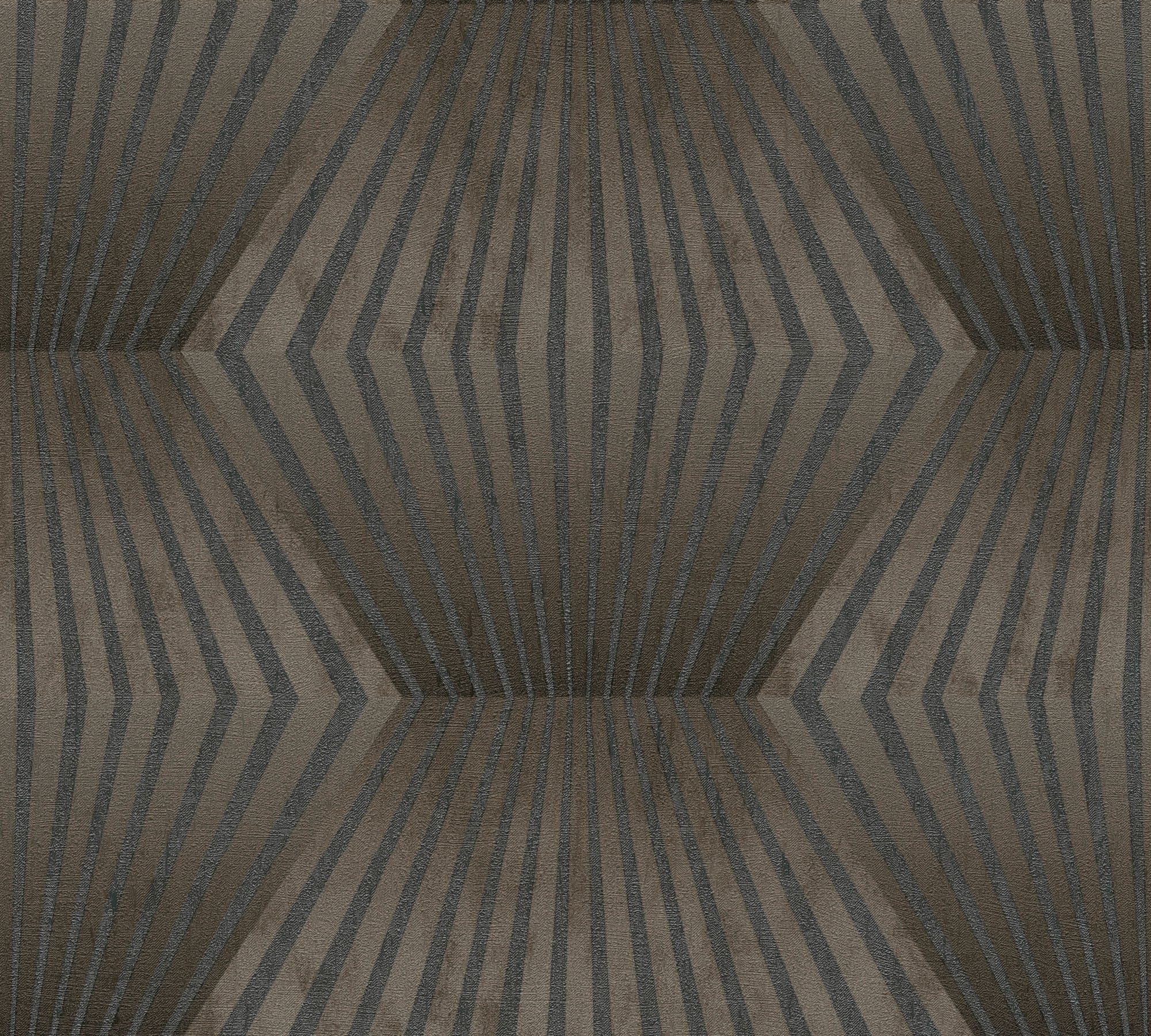 A.S. Création living walls 3D-Tapete Titanium, strukturiert, 3D-Optik, Geometrisch Tapete 3D Effekt schwarz