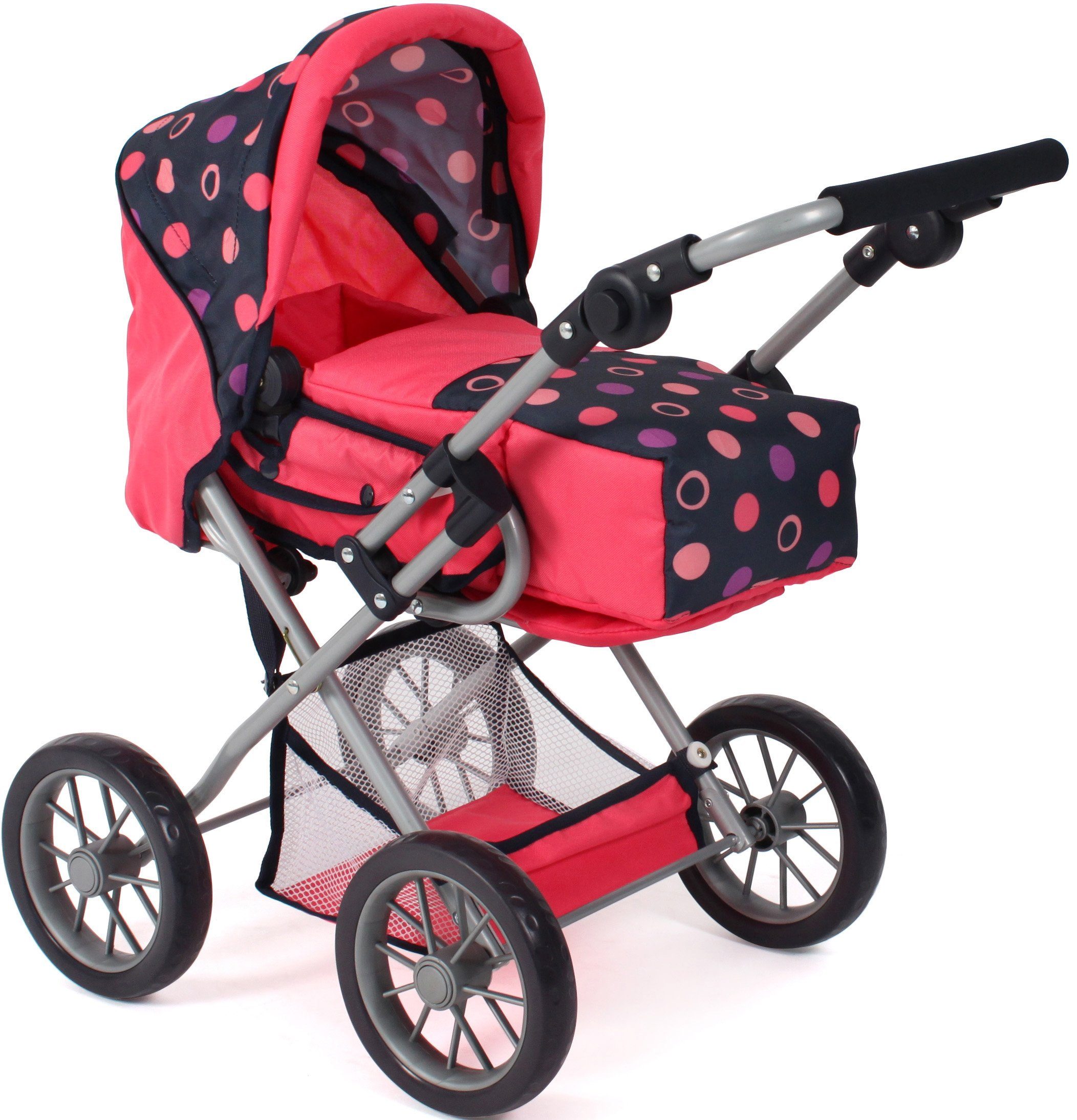 CHIC2000 Kombi-Puppenwagen Leni, Corallo, mit herausnehmbarer Tragetasche günstig online kaufen